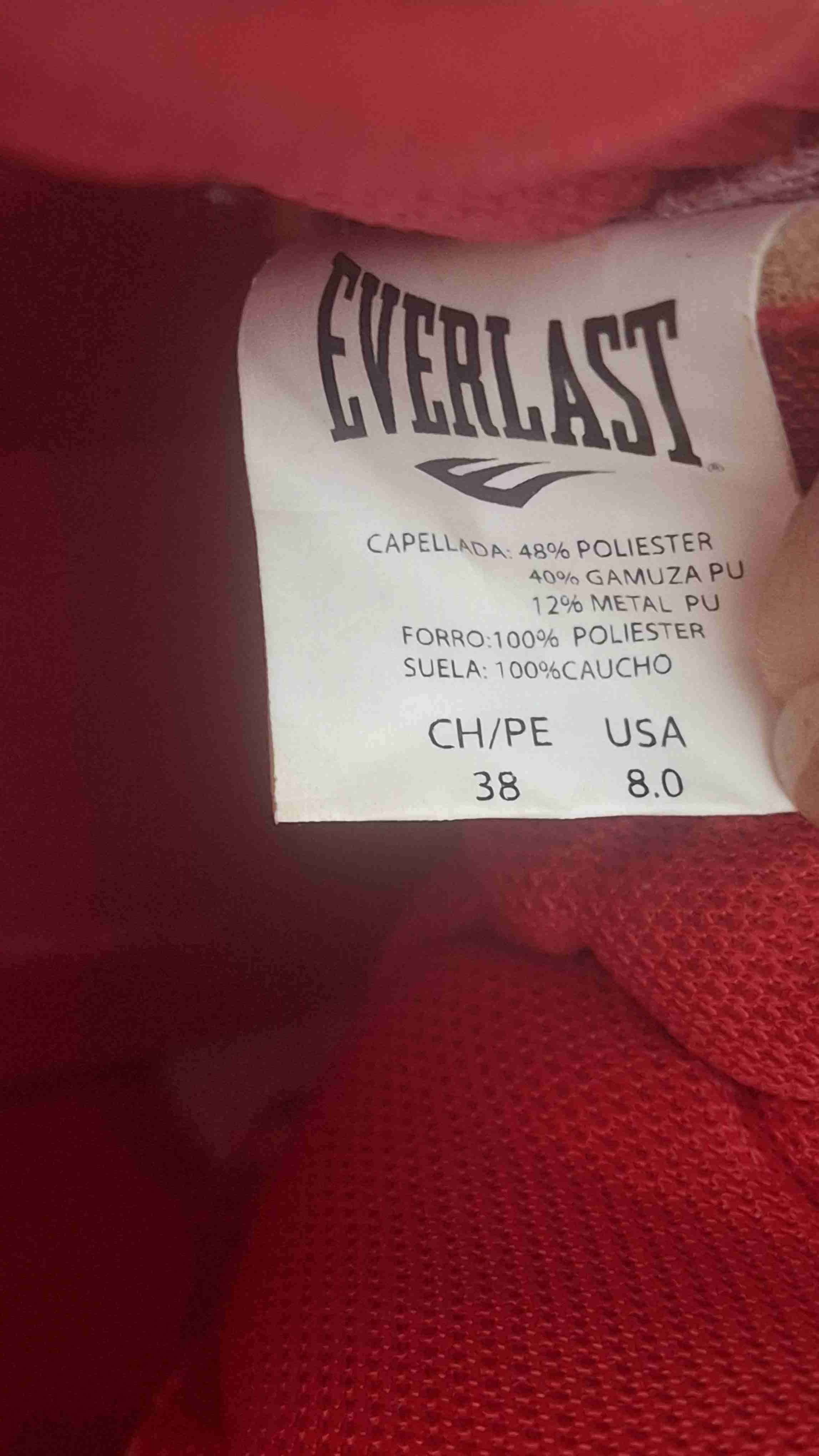 Zapatillas deportivas rojas Everlast - miniatura 2