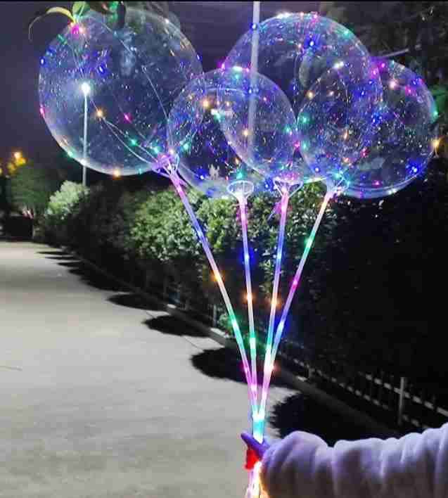 Globos LED transparentes con luz