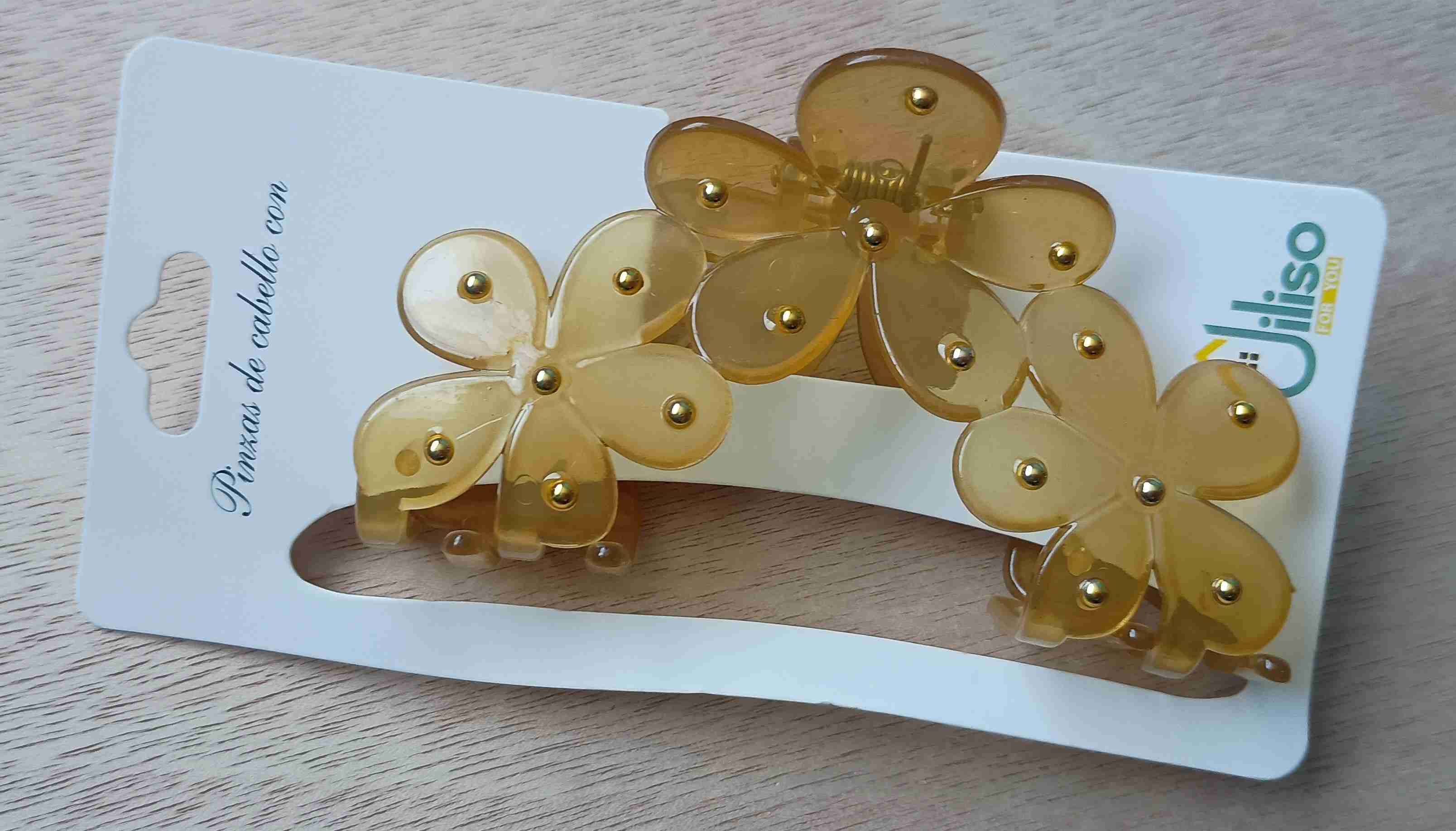 Pinzas de cabello Flores - miniatura 2