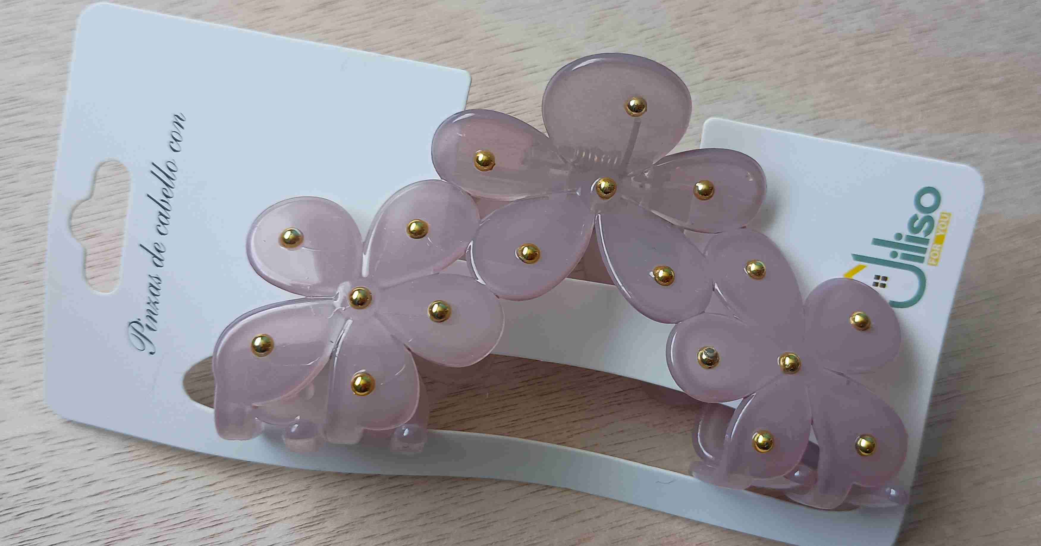 Pinzas de cabello Flores - miniatura 3