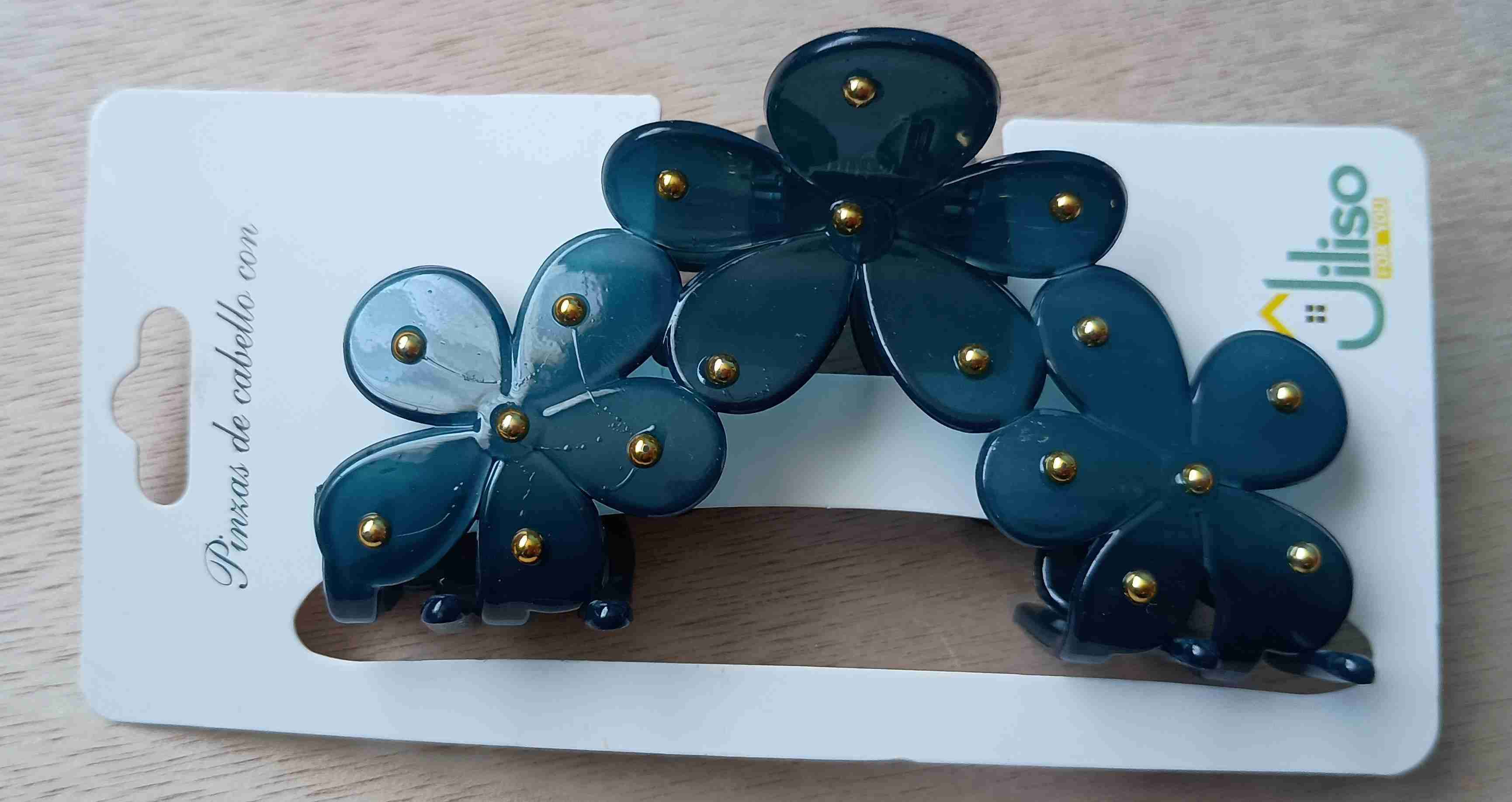 Pinzas de cabello Flores - miniatura 4