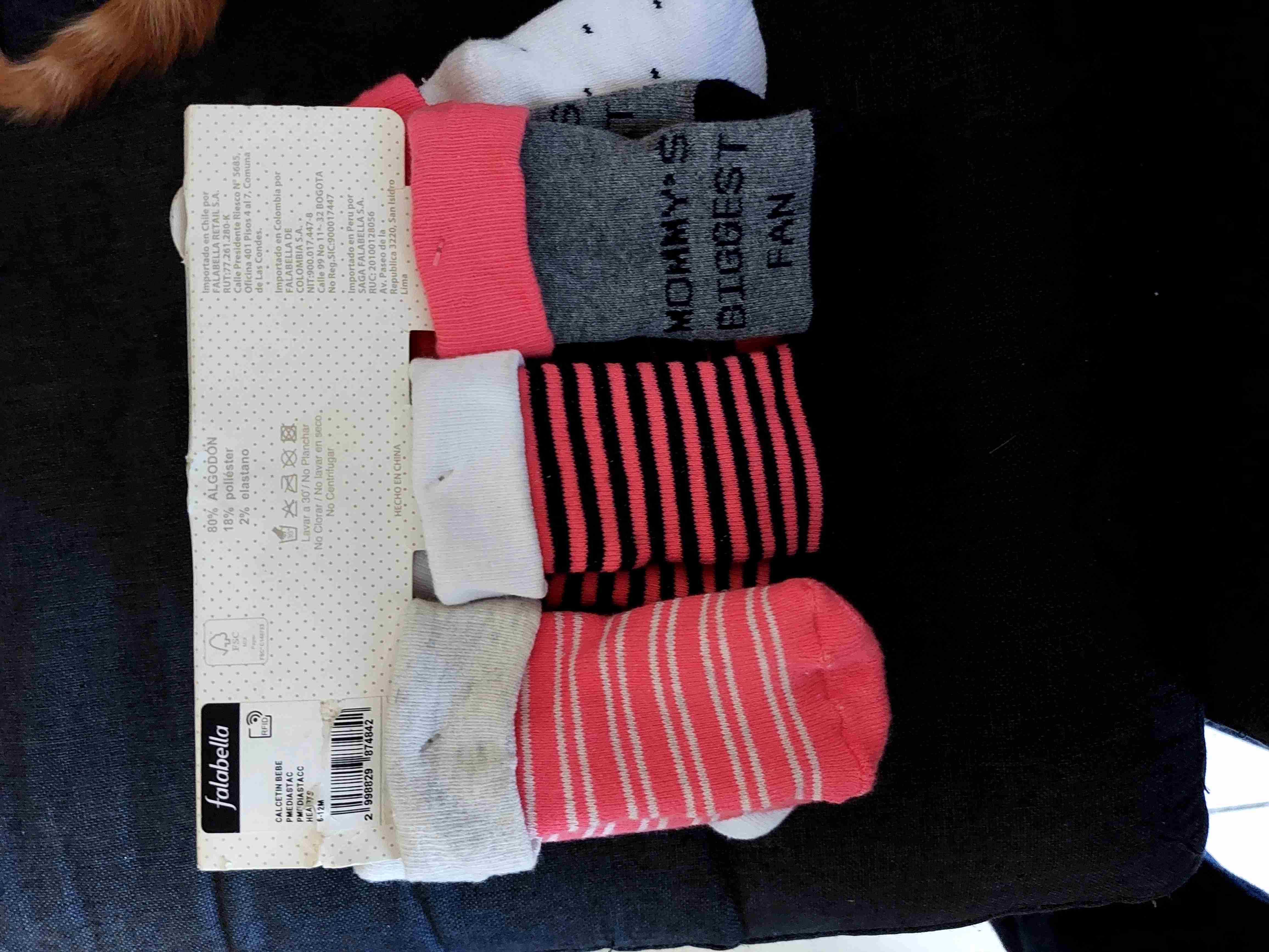 Calcetines bebé estampados 6-12 meses - miniatura 2