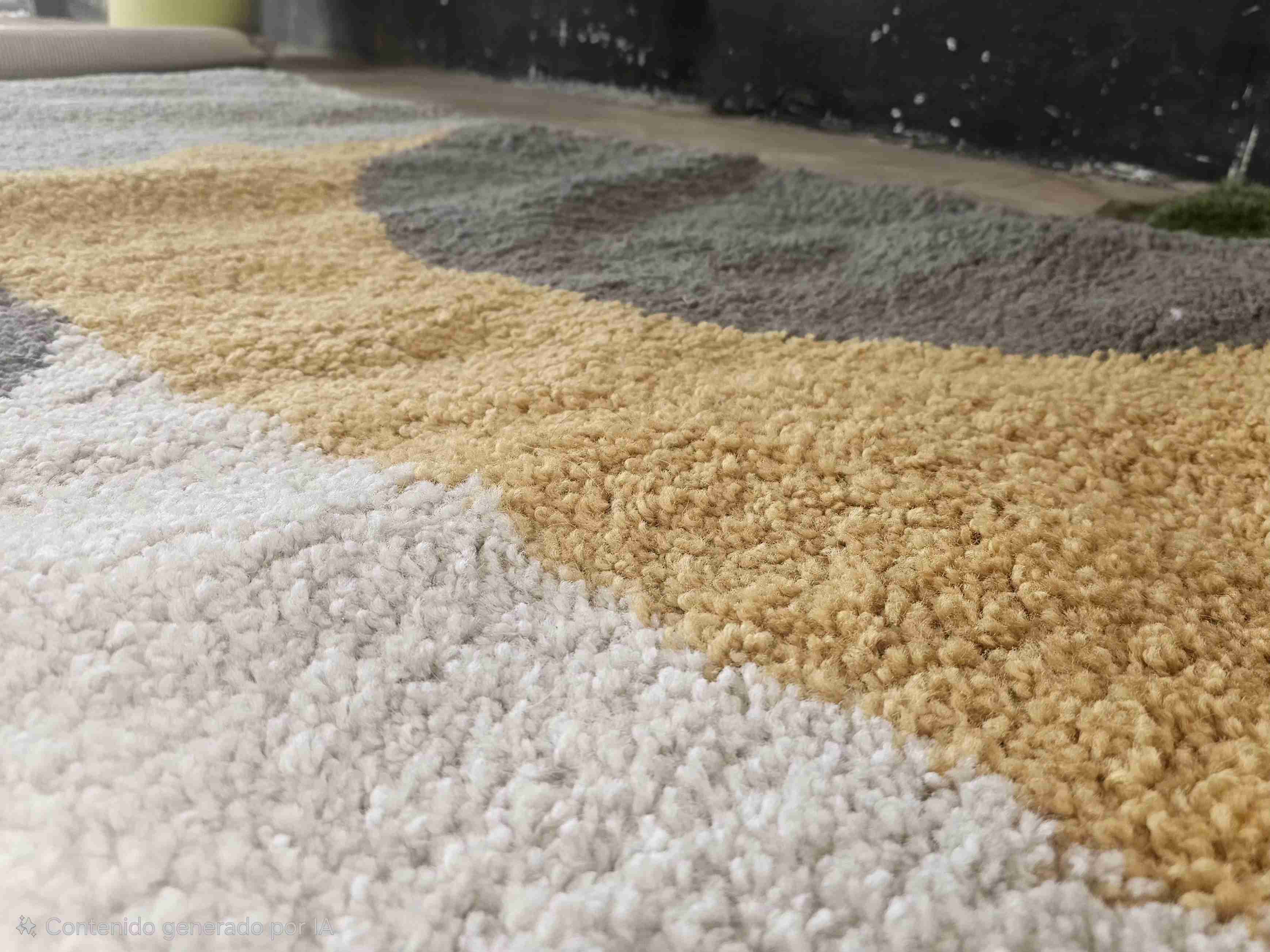 Alfombra moderna en tonos grises - miniatura 2