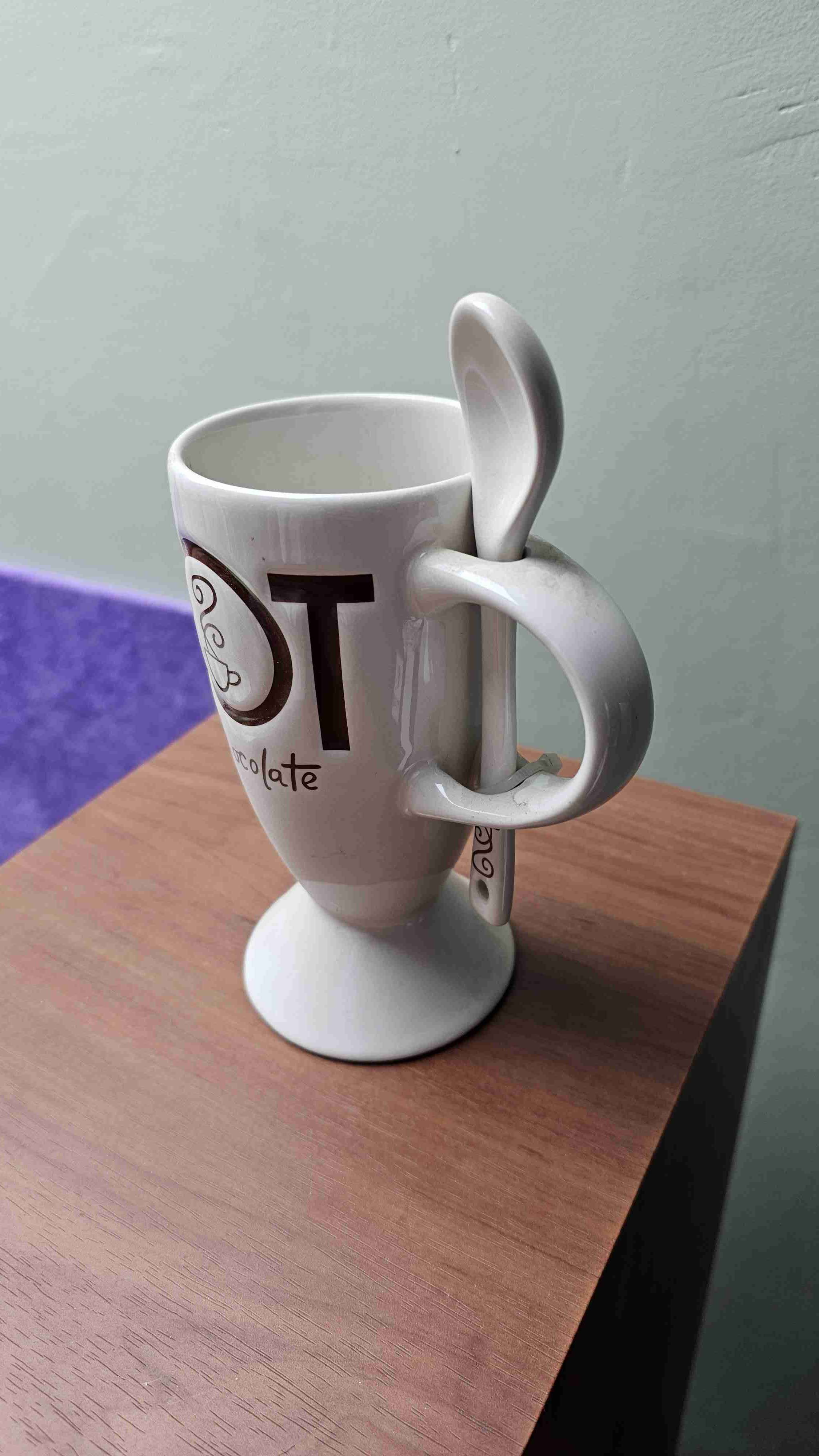 Tazón con cuchara para chocolate - miniatura 2