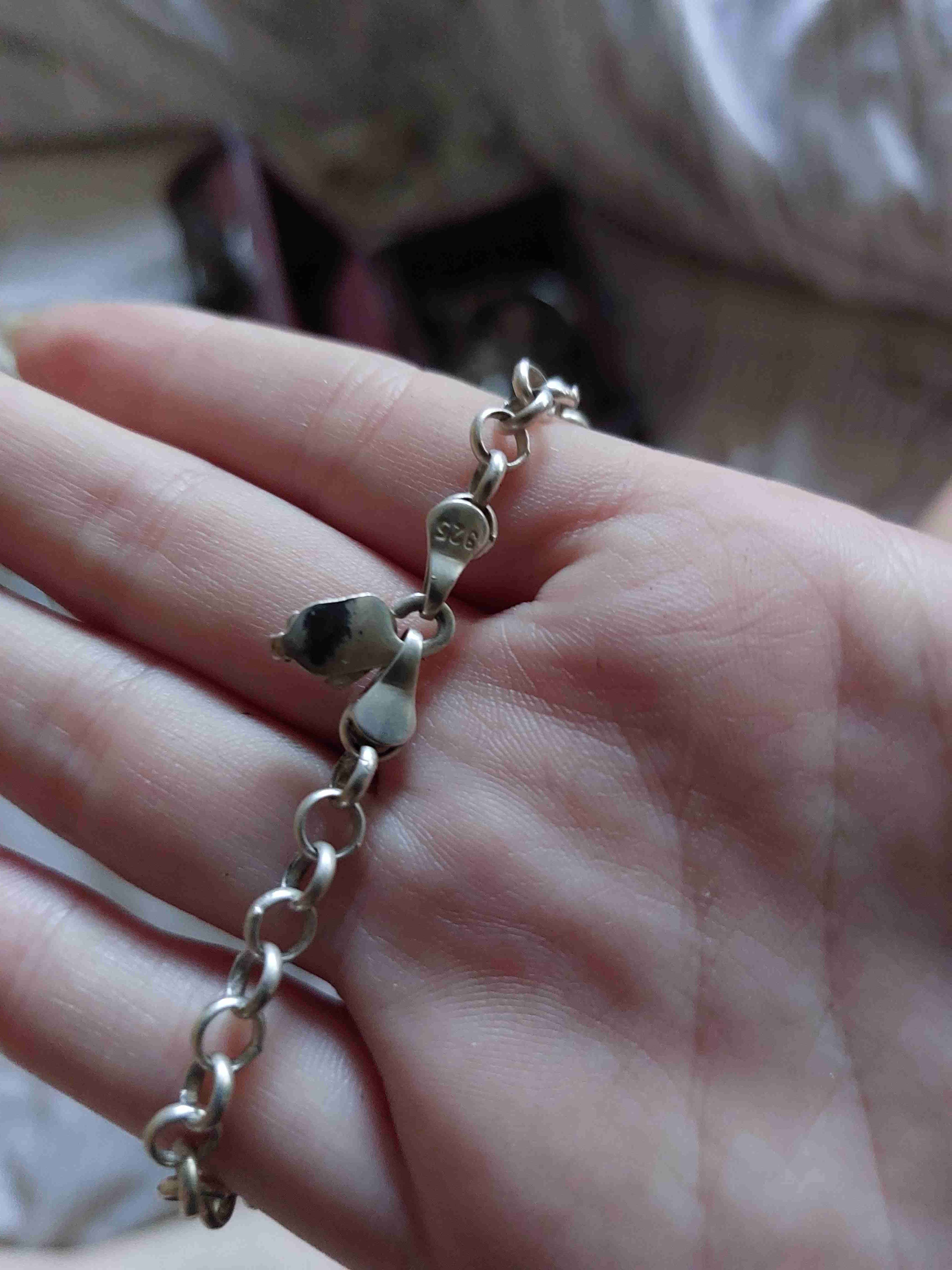 Cadena de eslabones de plata 925 - miniatura 2