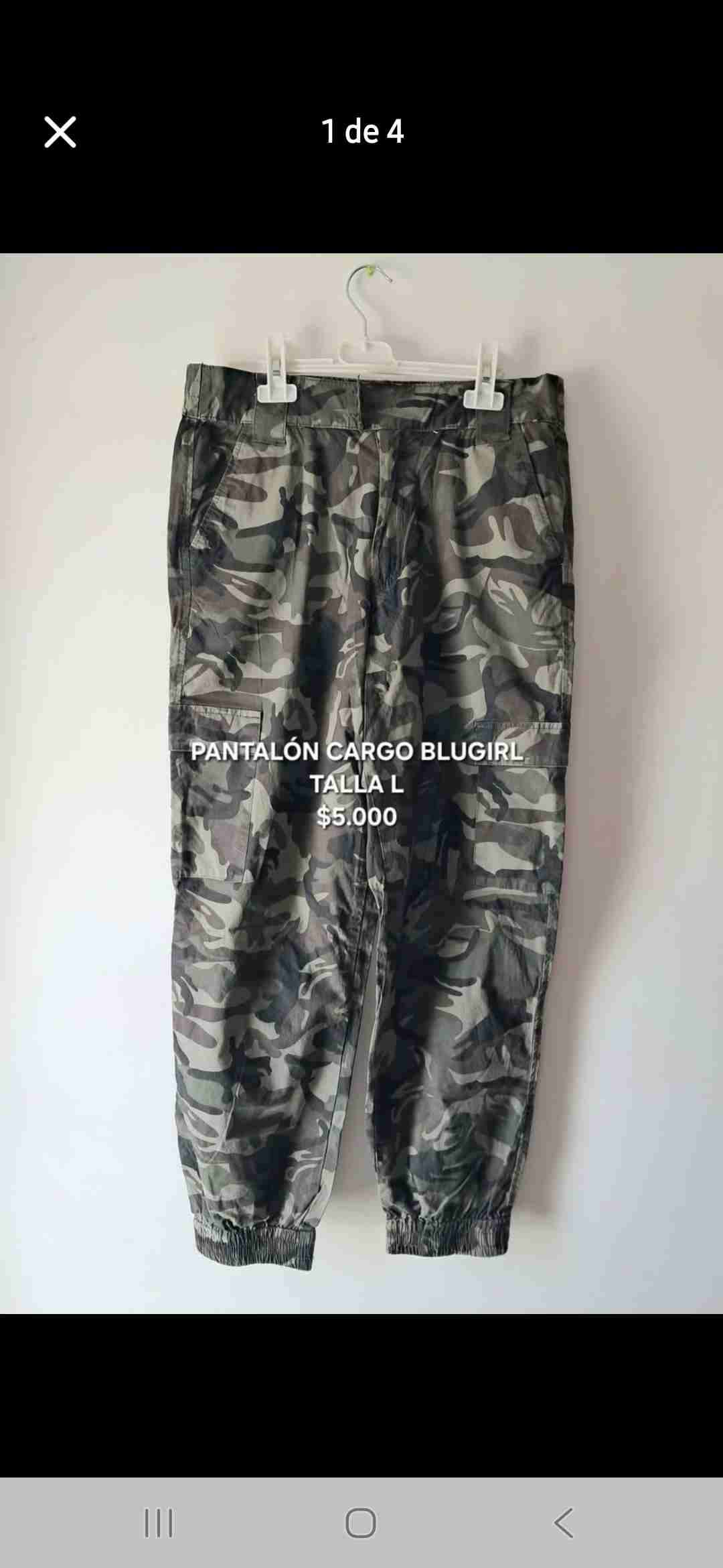 Pantalón cargo Blugirl L