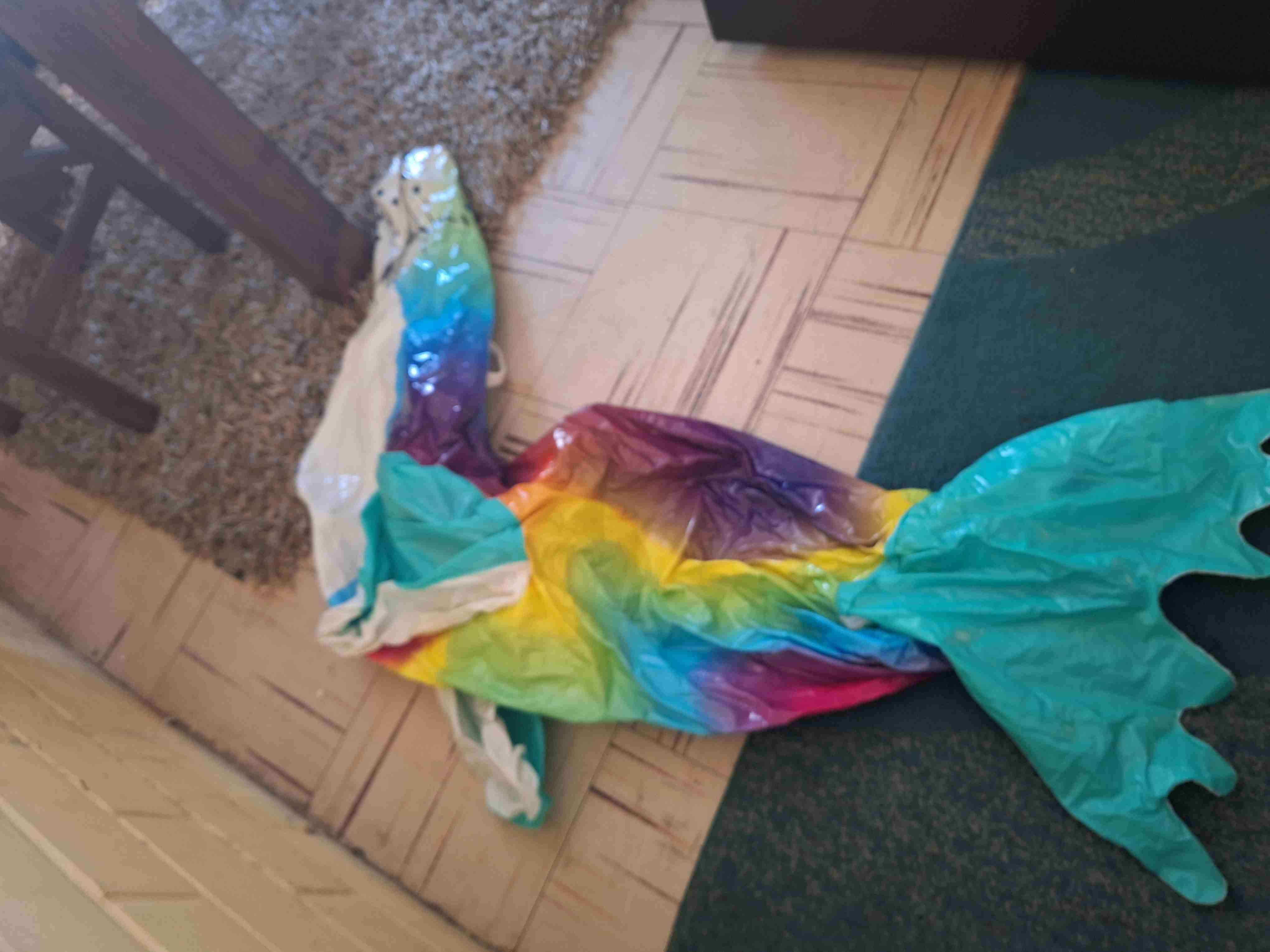 Colchón inflable pizza temática - miniatura 5