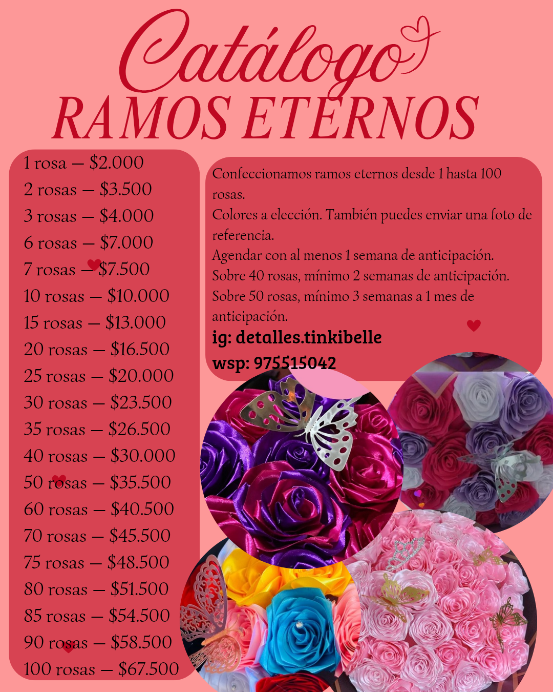 Ramo eternos a pedido