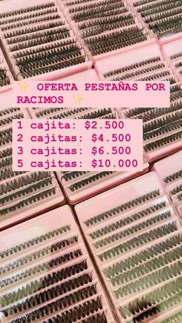 Pestañas por racimos