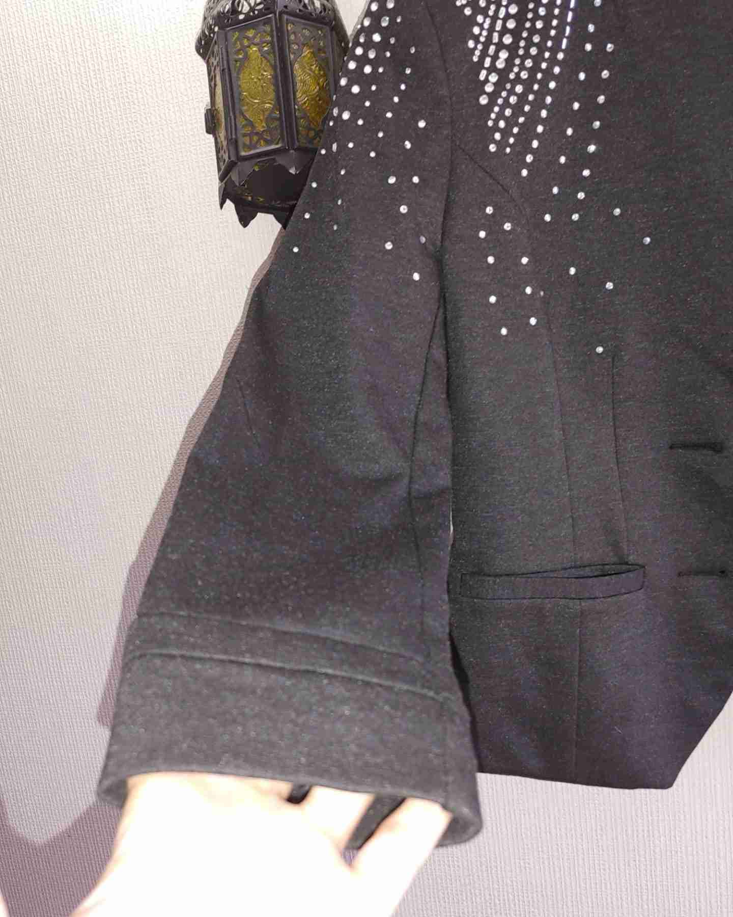 Blazer negro con tachas H&M - miniatura 4