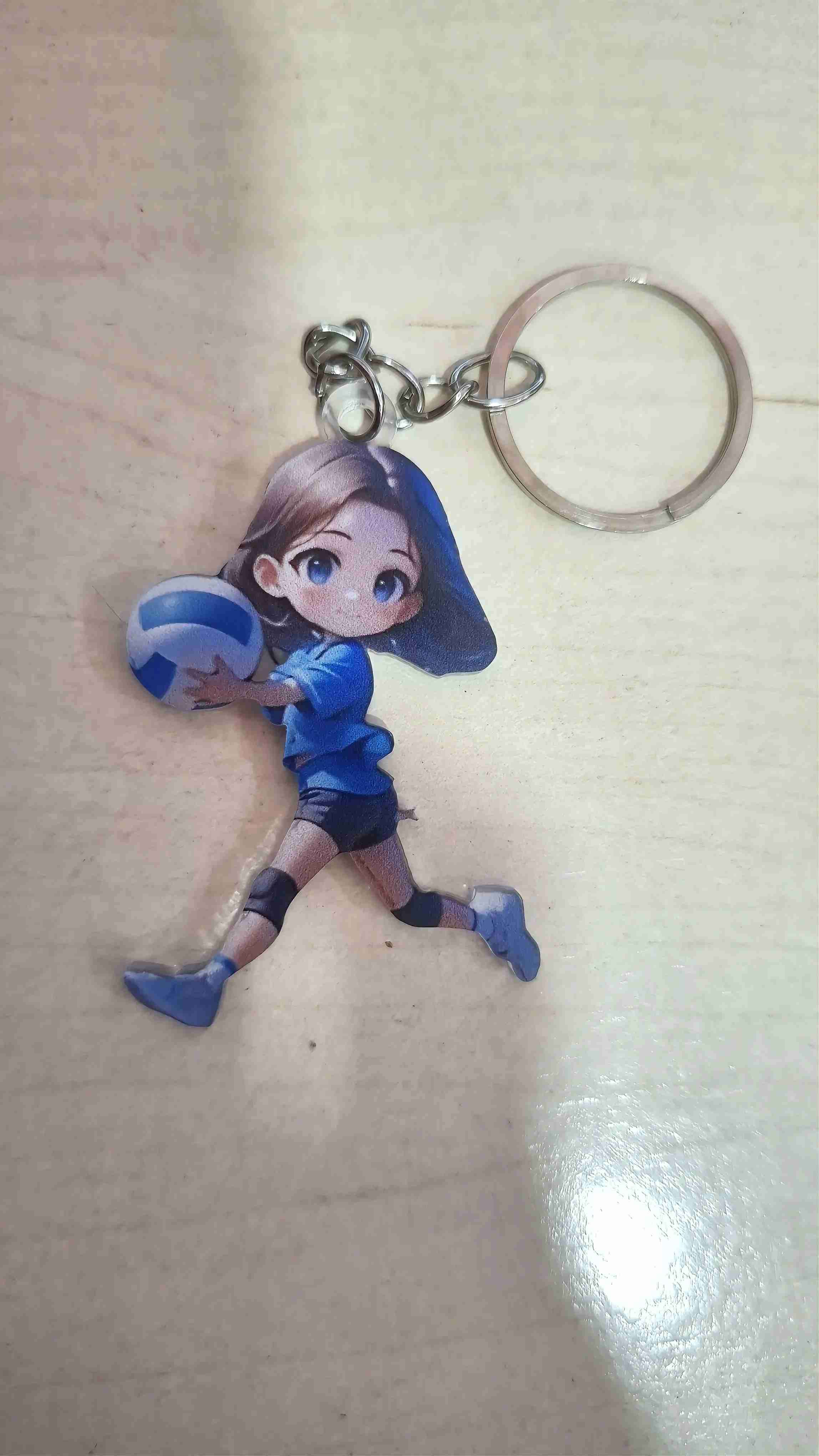 Llavero figura levantador de pesas - miniatura 3