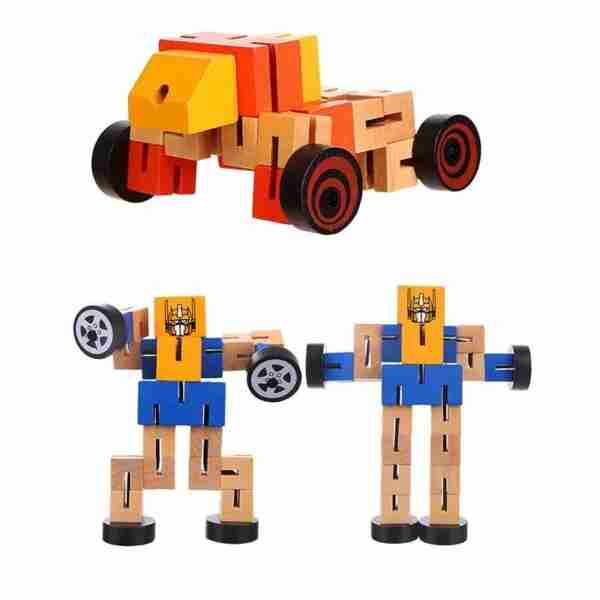 Juguete Infantil Robot de madera - miniatura 2