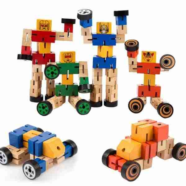 Juguete Infantil Robot de madera - miniatura 4