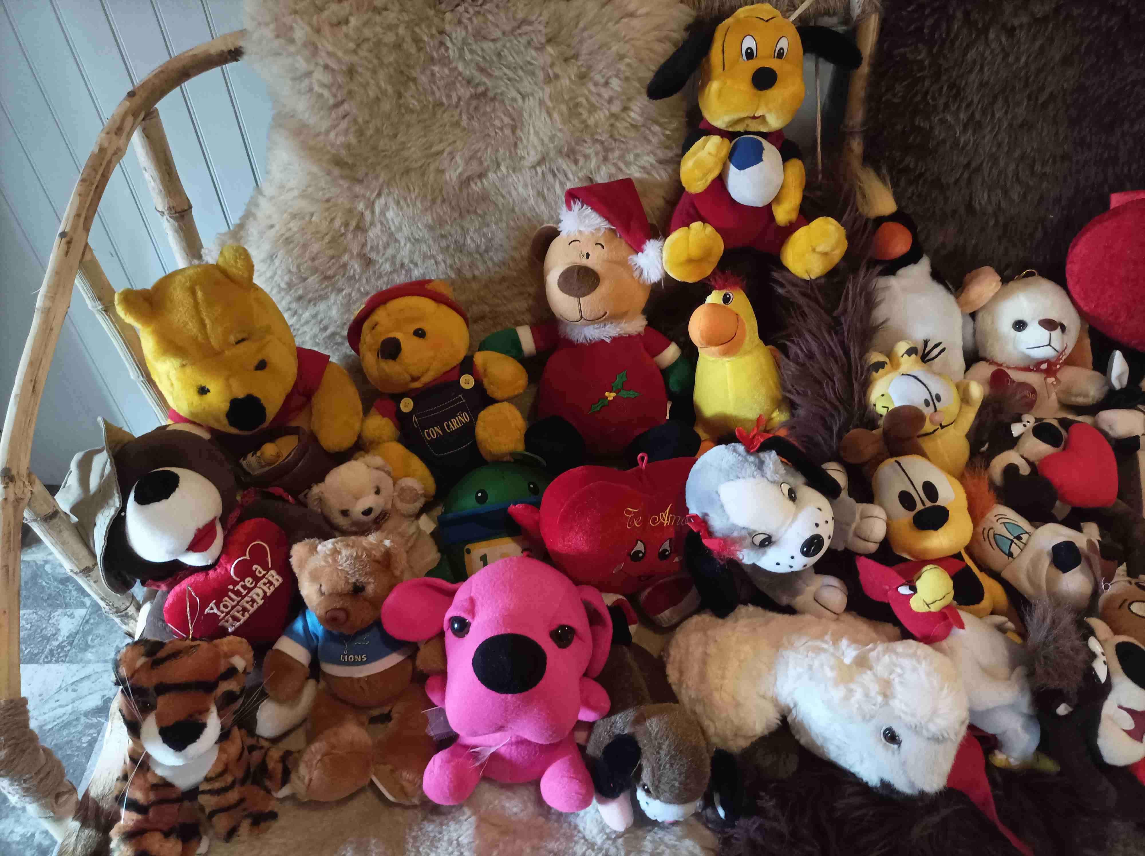 Set de peluches varios colores - miniatura 3