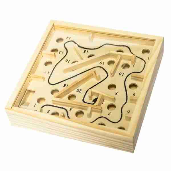 Juguete de madera  Mini Laberinto 20 etapas
