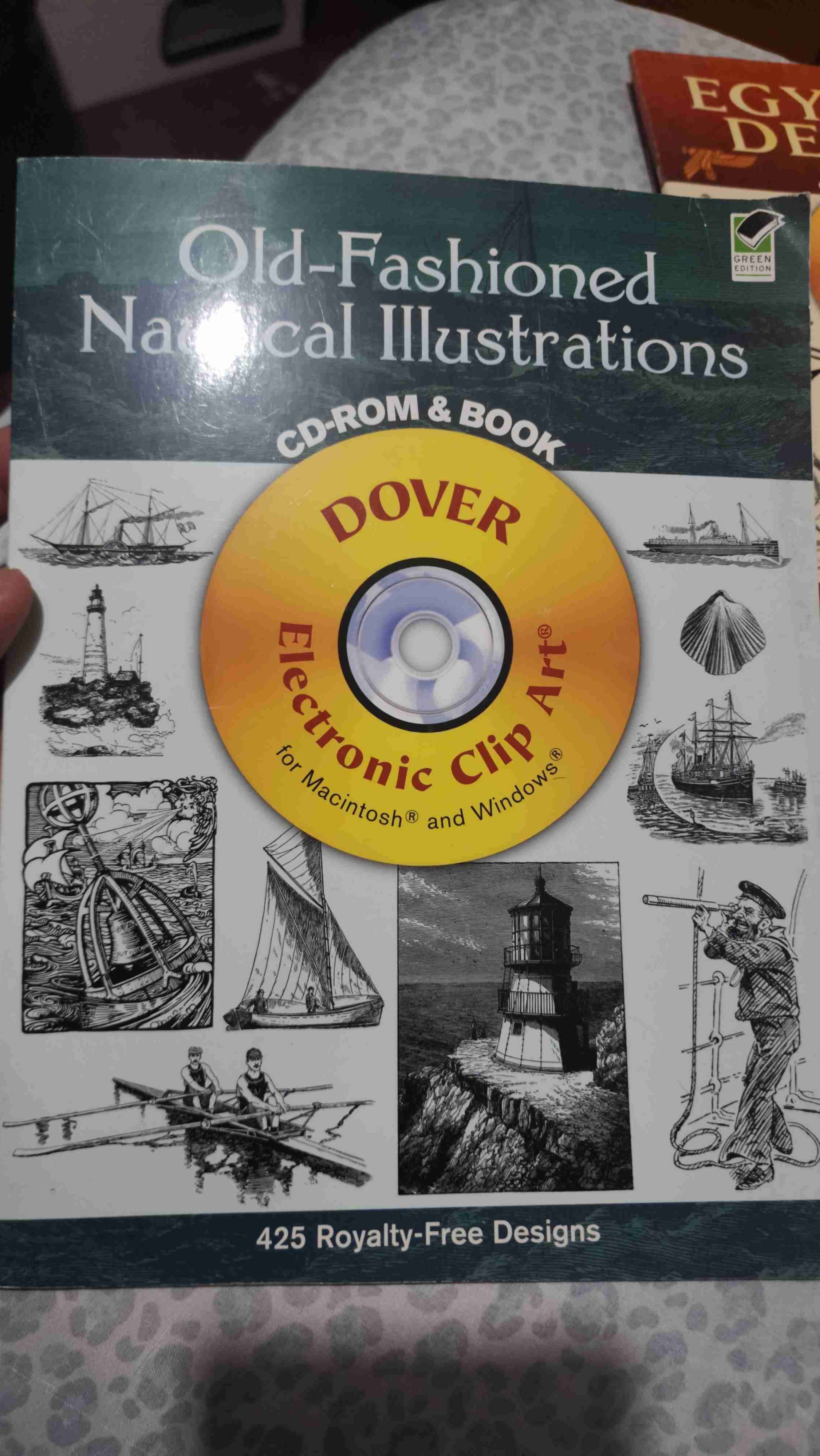 Set 4 Libros Diseño Dover + CD-ROM (Vectores/Clip - miniatura 2