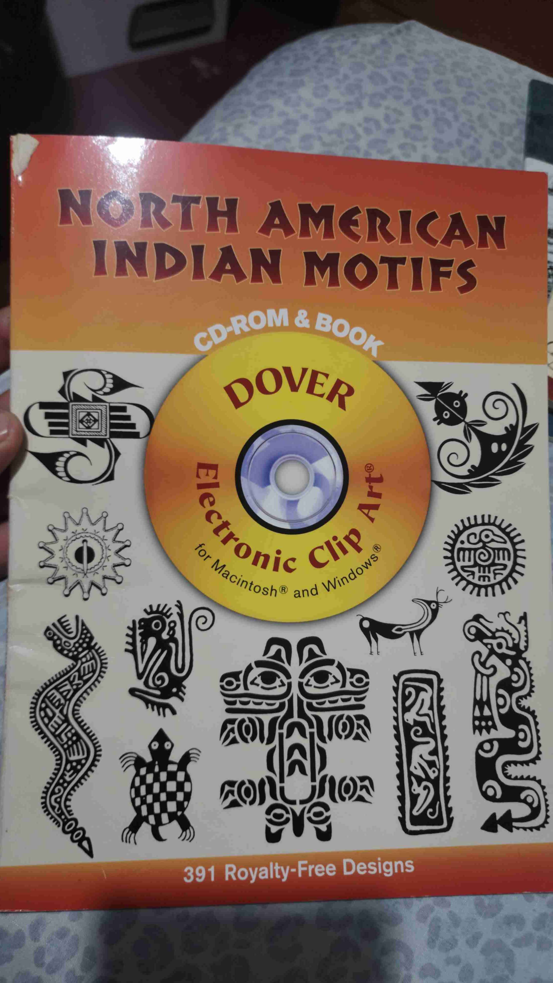 Set 4 Libros Diseño Dover + CD-ROM (Vectores/Clip - miniatura 4