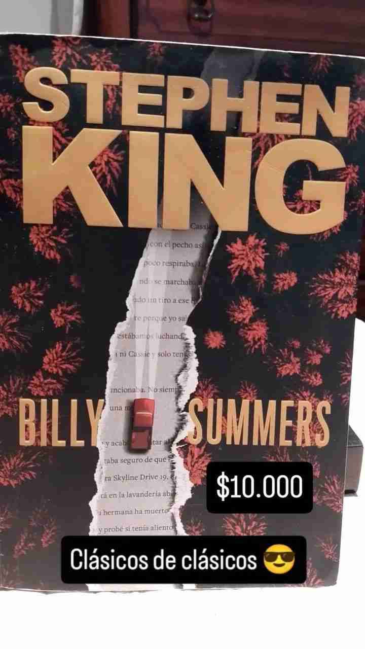 Libro Stephen King 'Billy Summers'