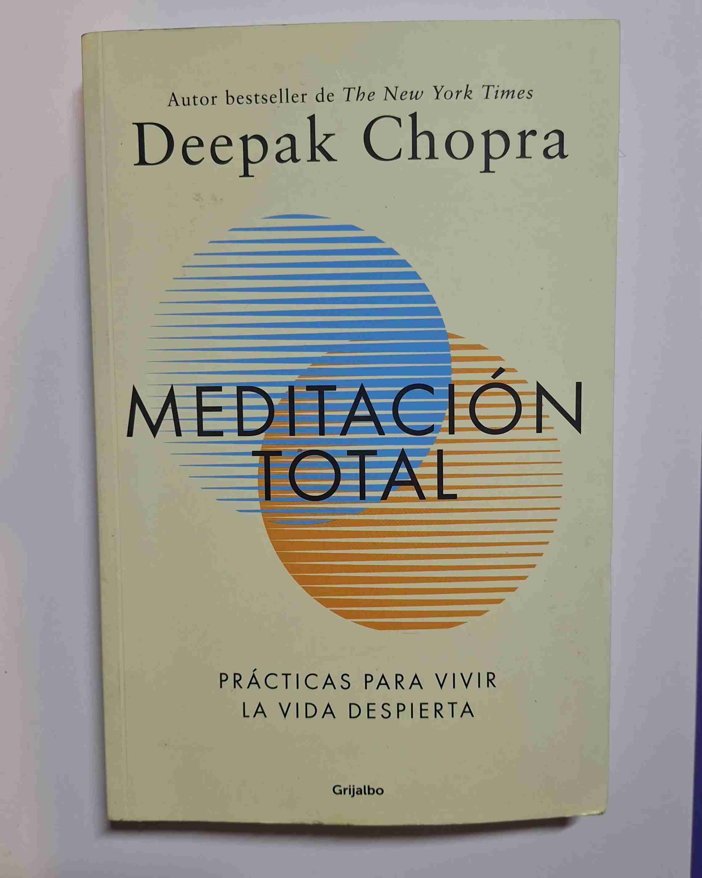 Libro Meditación Total de Deepak Chopra