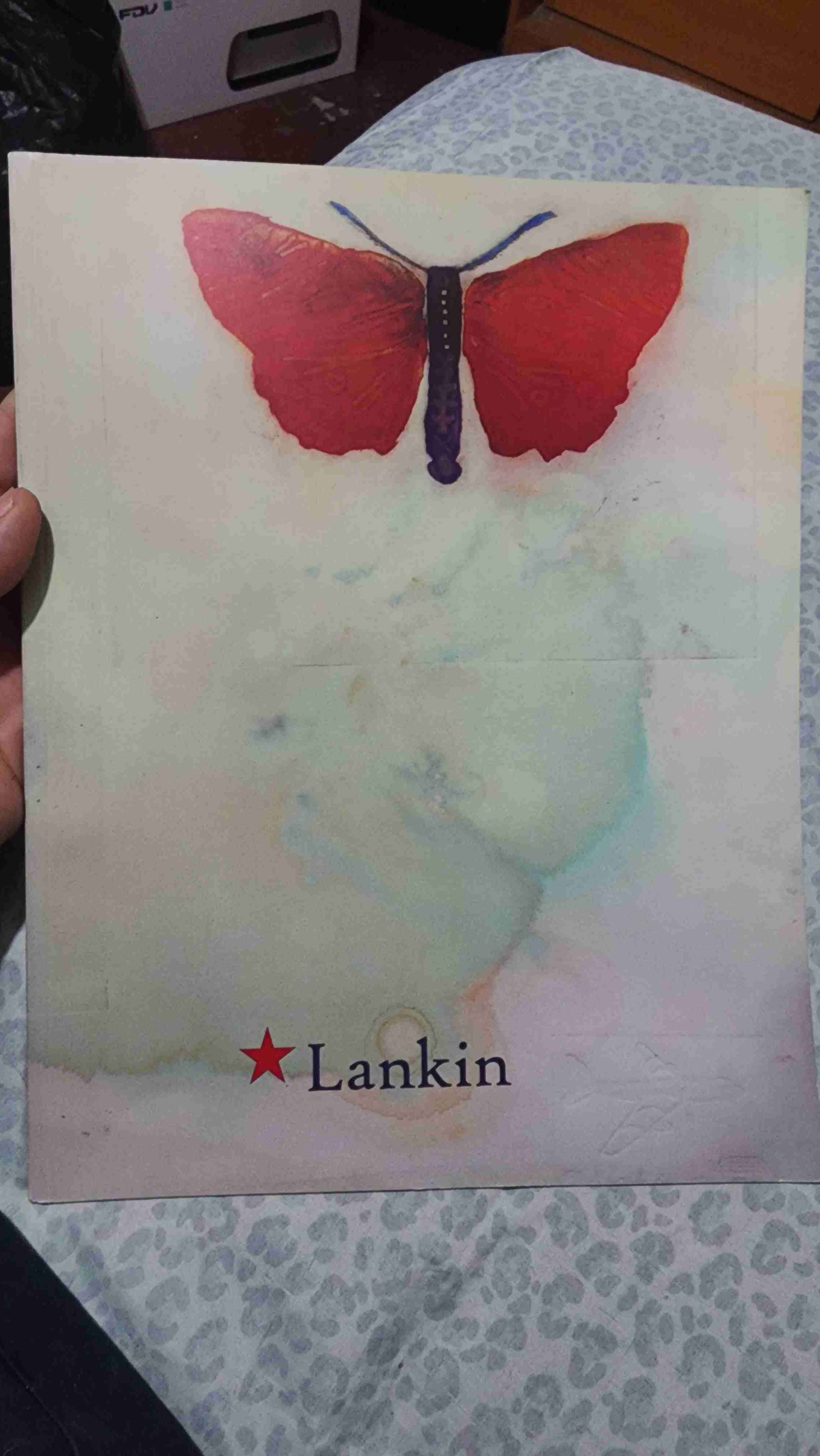 Vinilo Larkin con mariposa