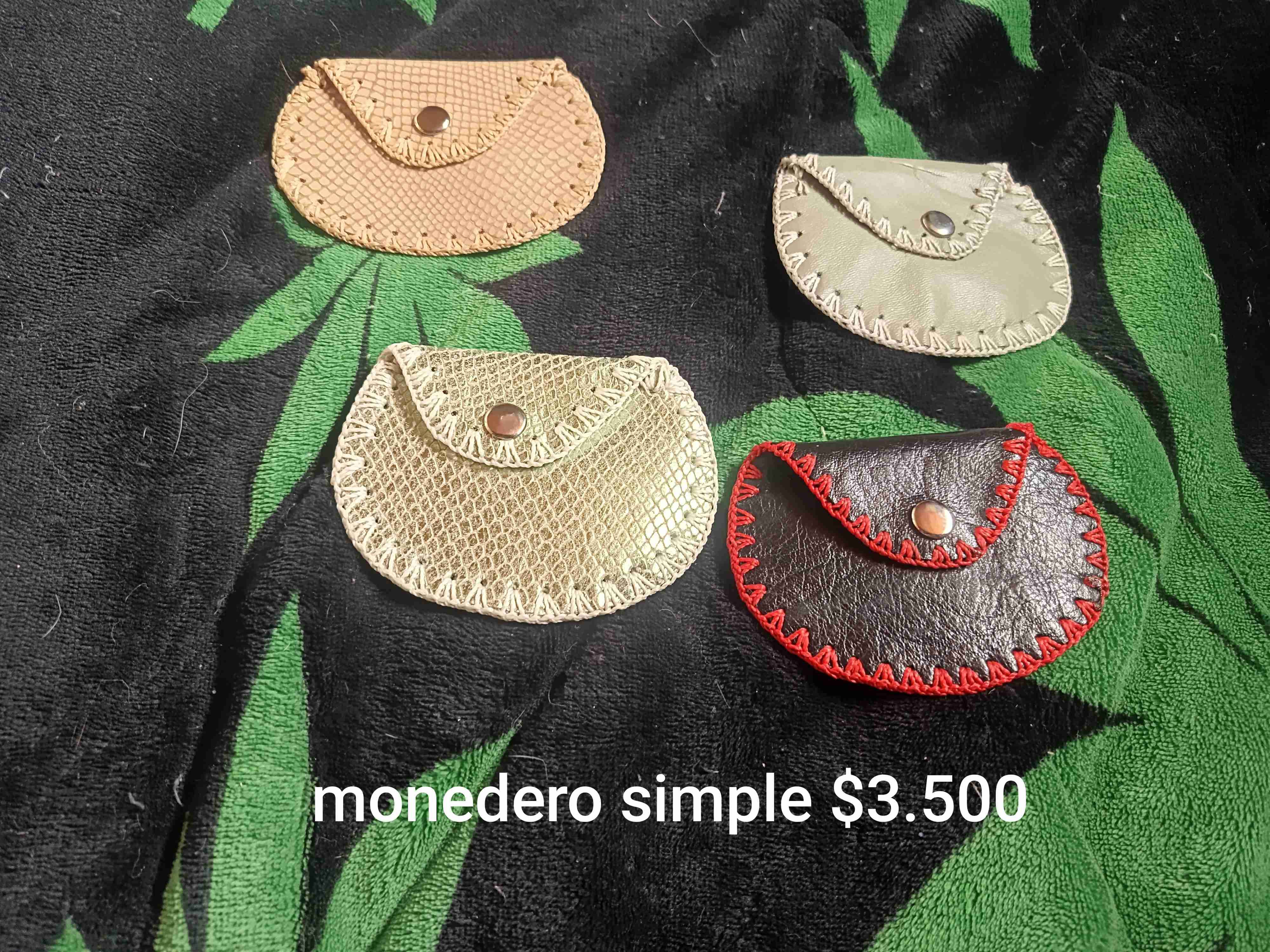 Monedero doble artesanal - miniatura 2