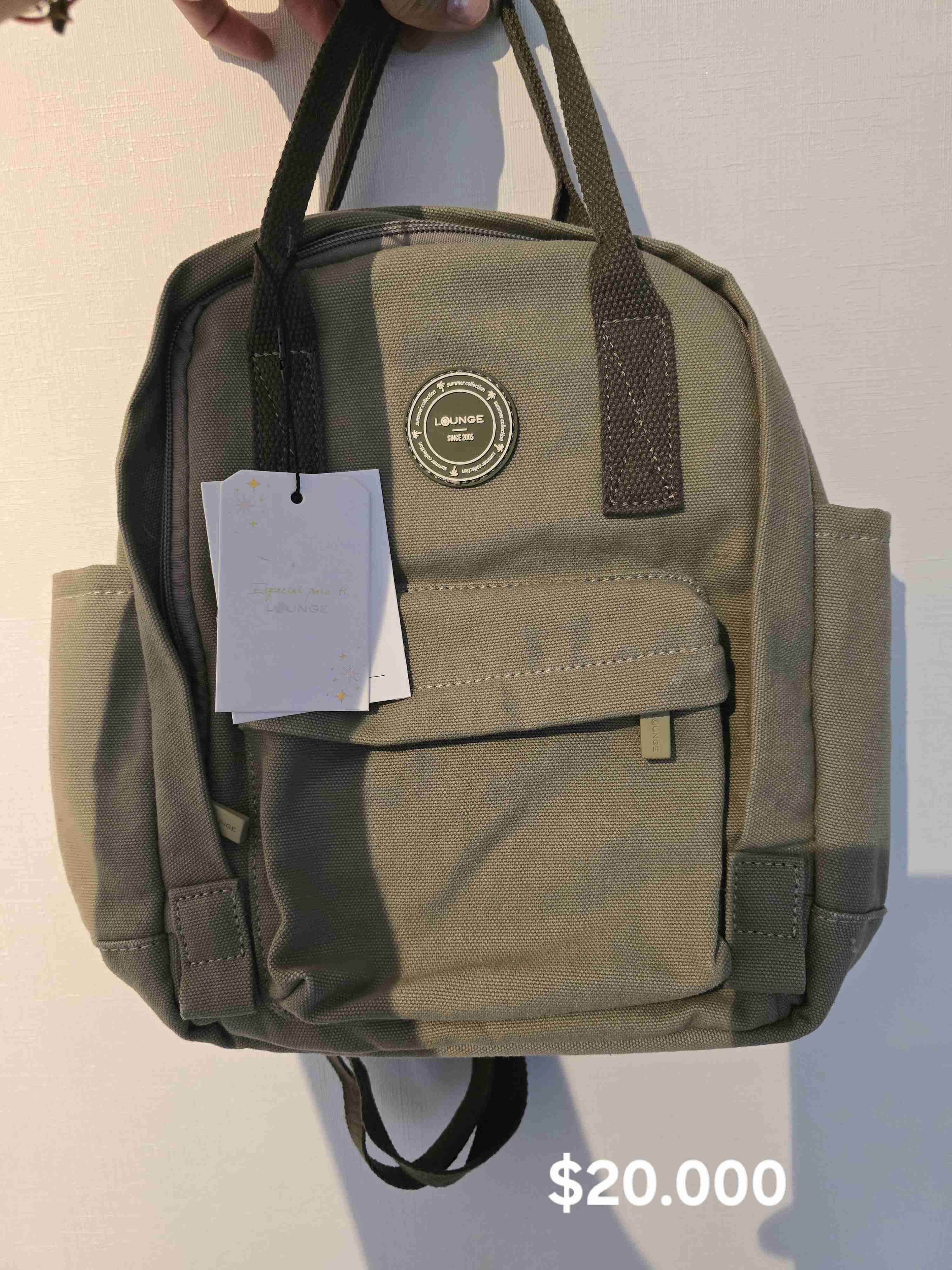 Mochila verde Lounge