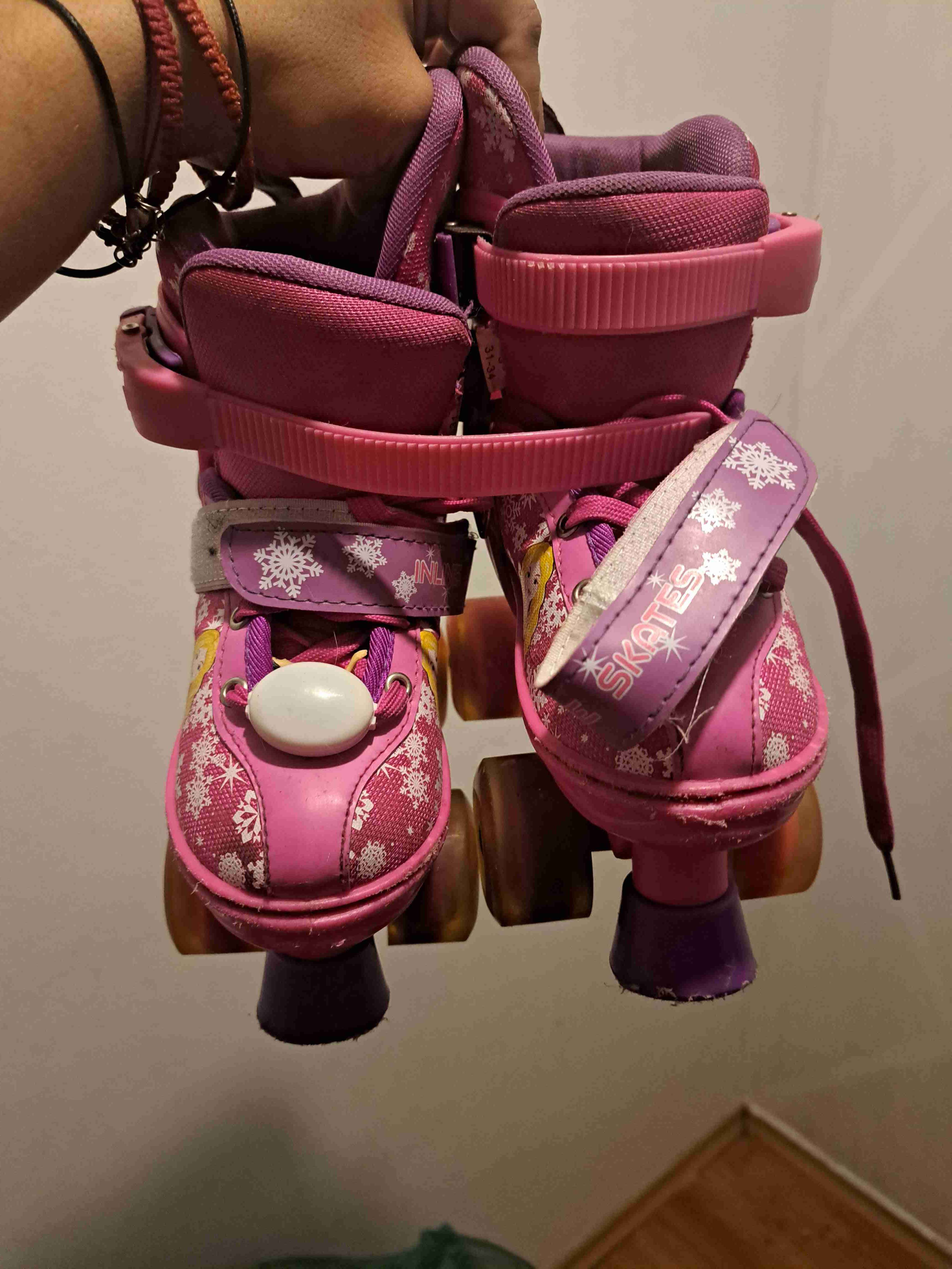 Patines rosados para niñas