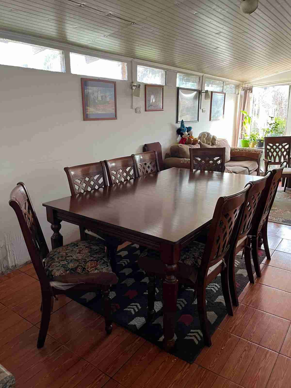 Comedor con mesa expandible y sillas - 6