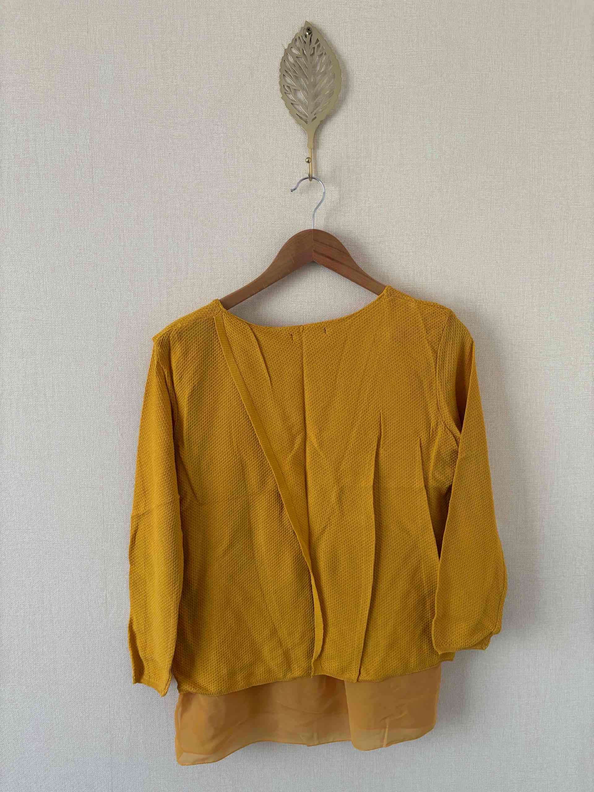 Sweater mostaza Zara Mujer - miniatura 2