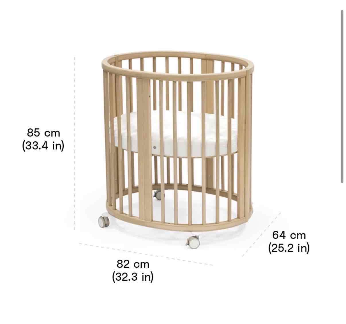Cuna Stokke Sleepi Mini V3 c/colchón (uso 4meses) - miniatura 5