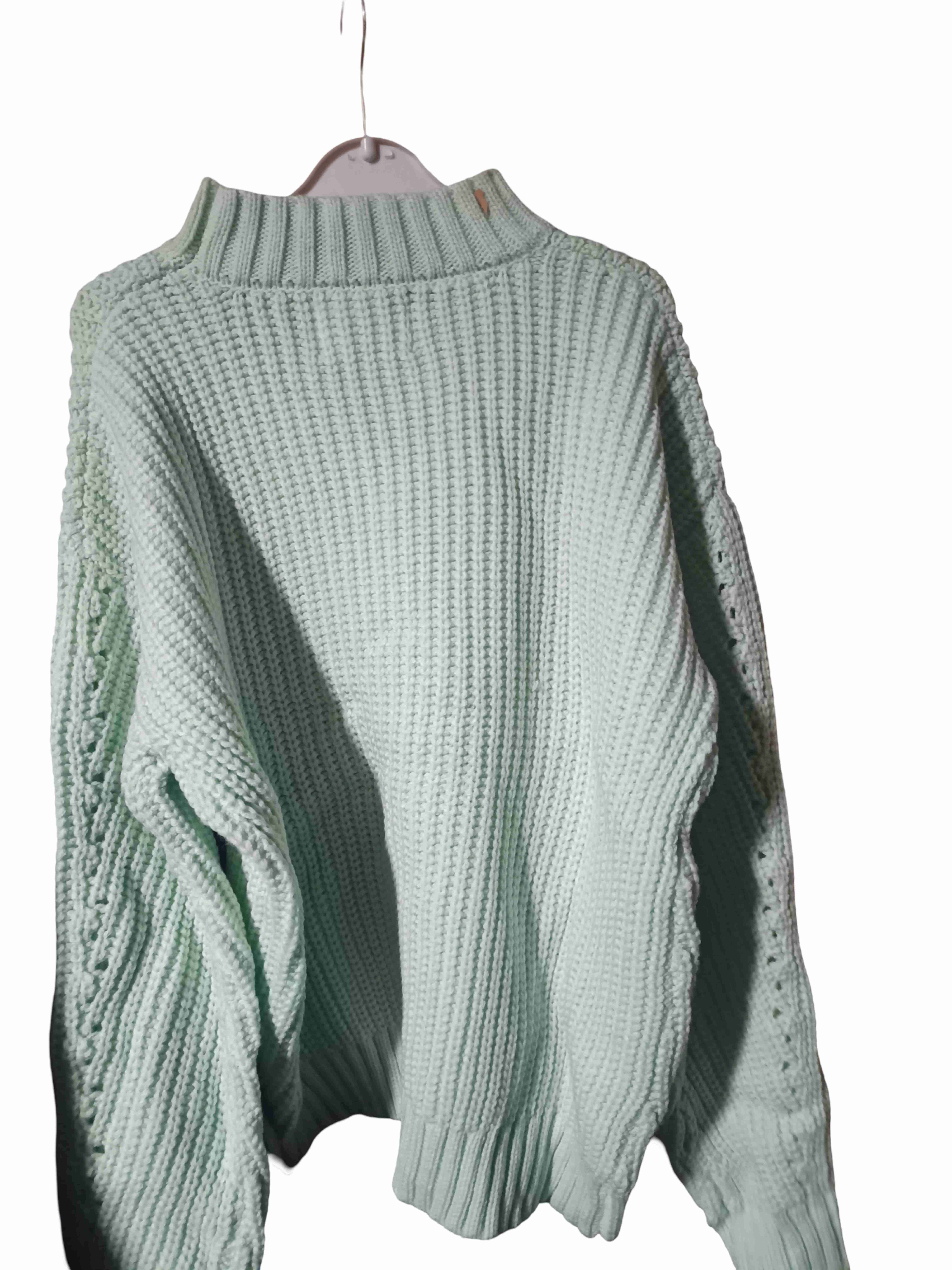 Sweater tejido color menta talla 16 index - miniatura 2