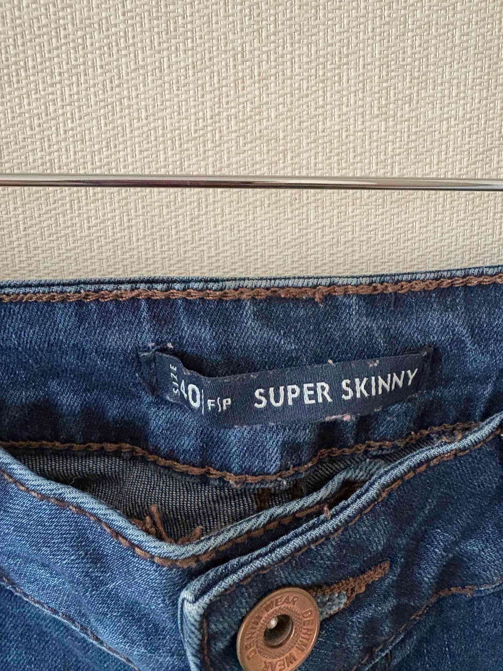 Jeans azul oscuro Talla 40 - miniatura 3