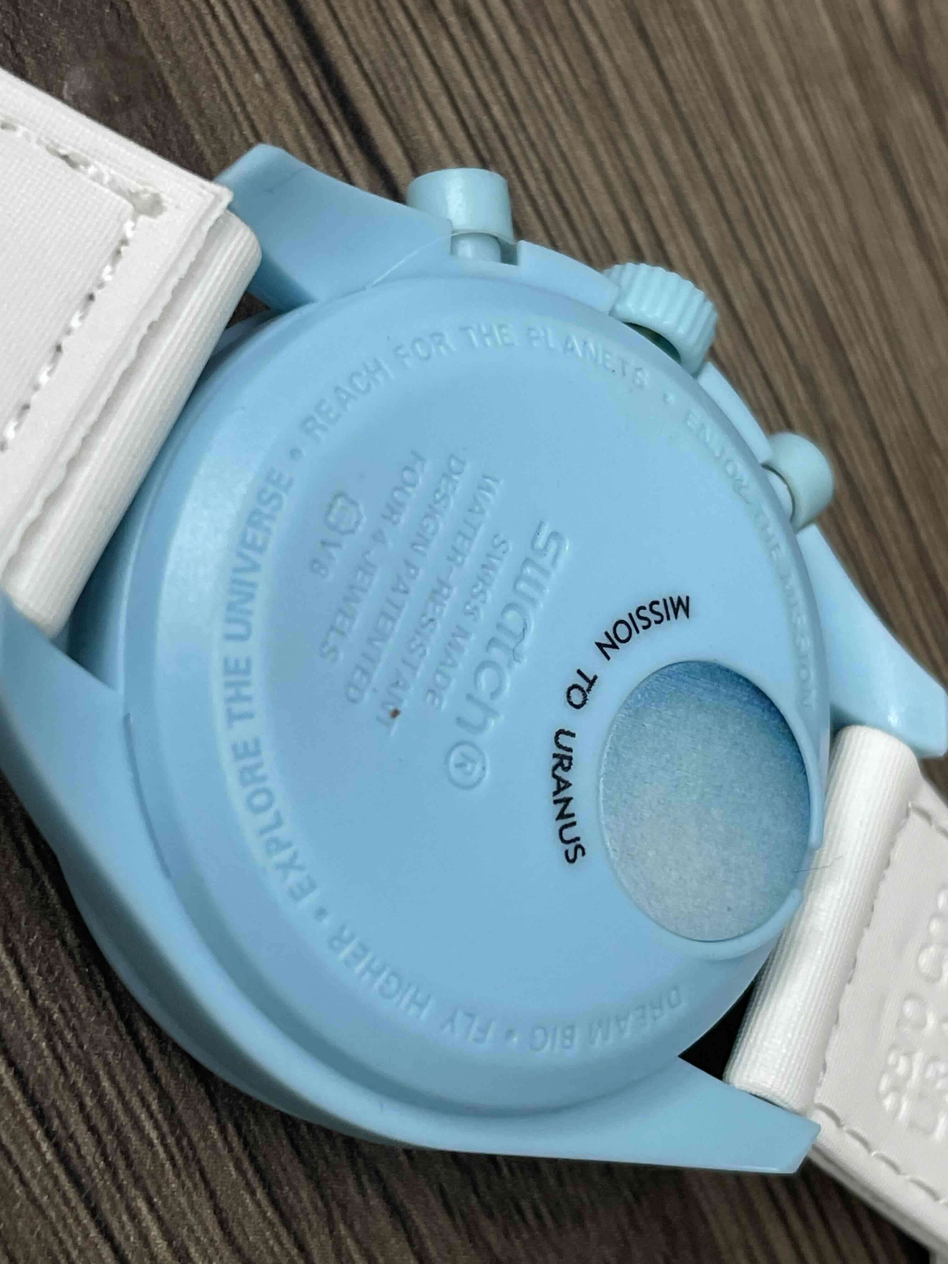 Reloj azul cronógrafo omega moonswatch - miniatura 2