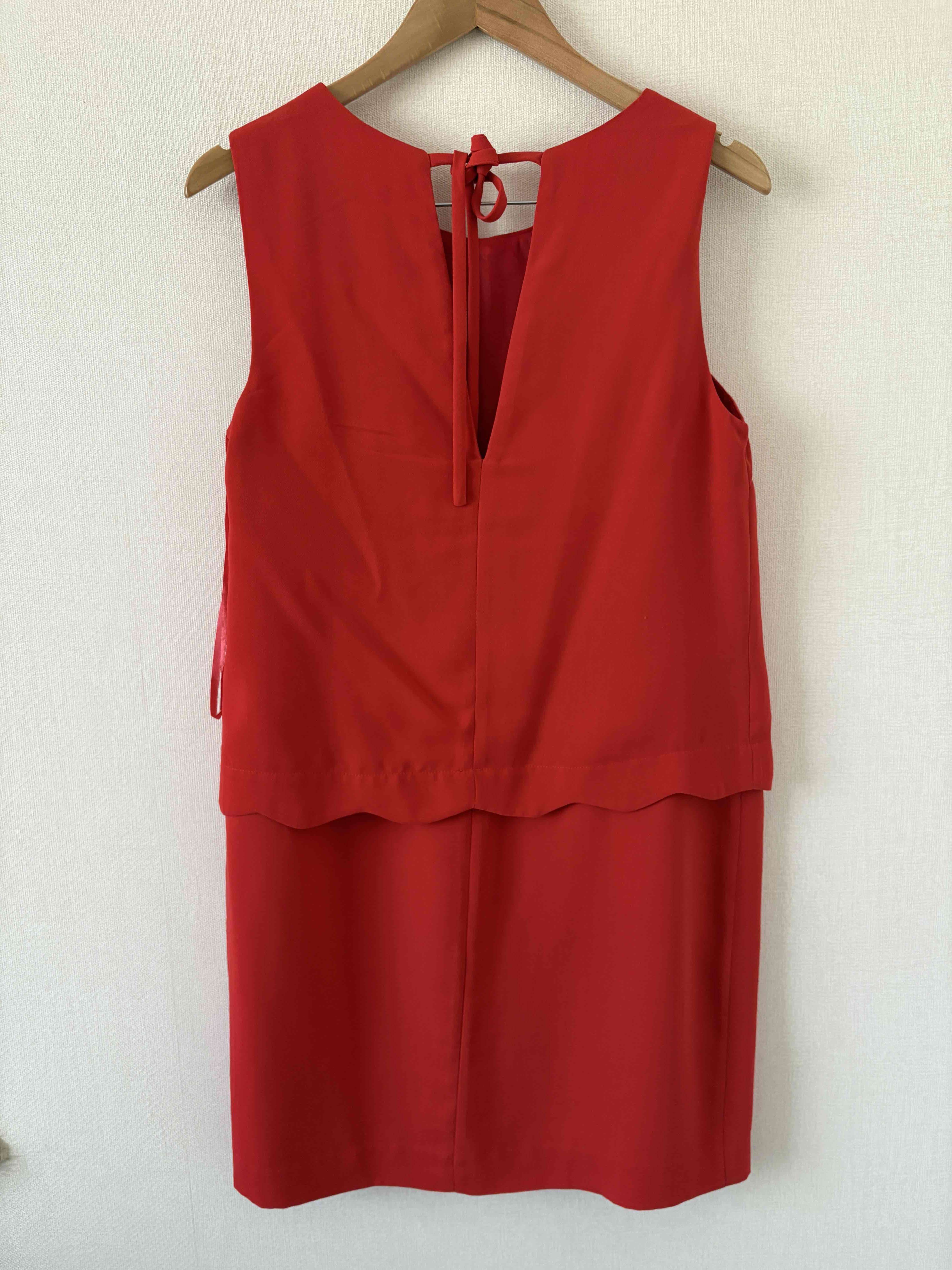 Vestido rojo sin mangas Talla 40 - miniatura 2