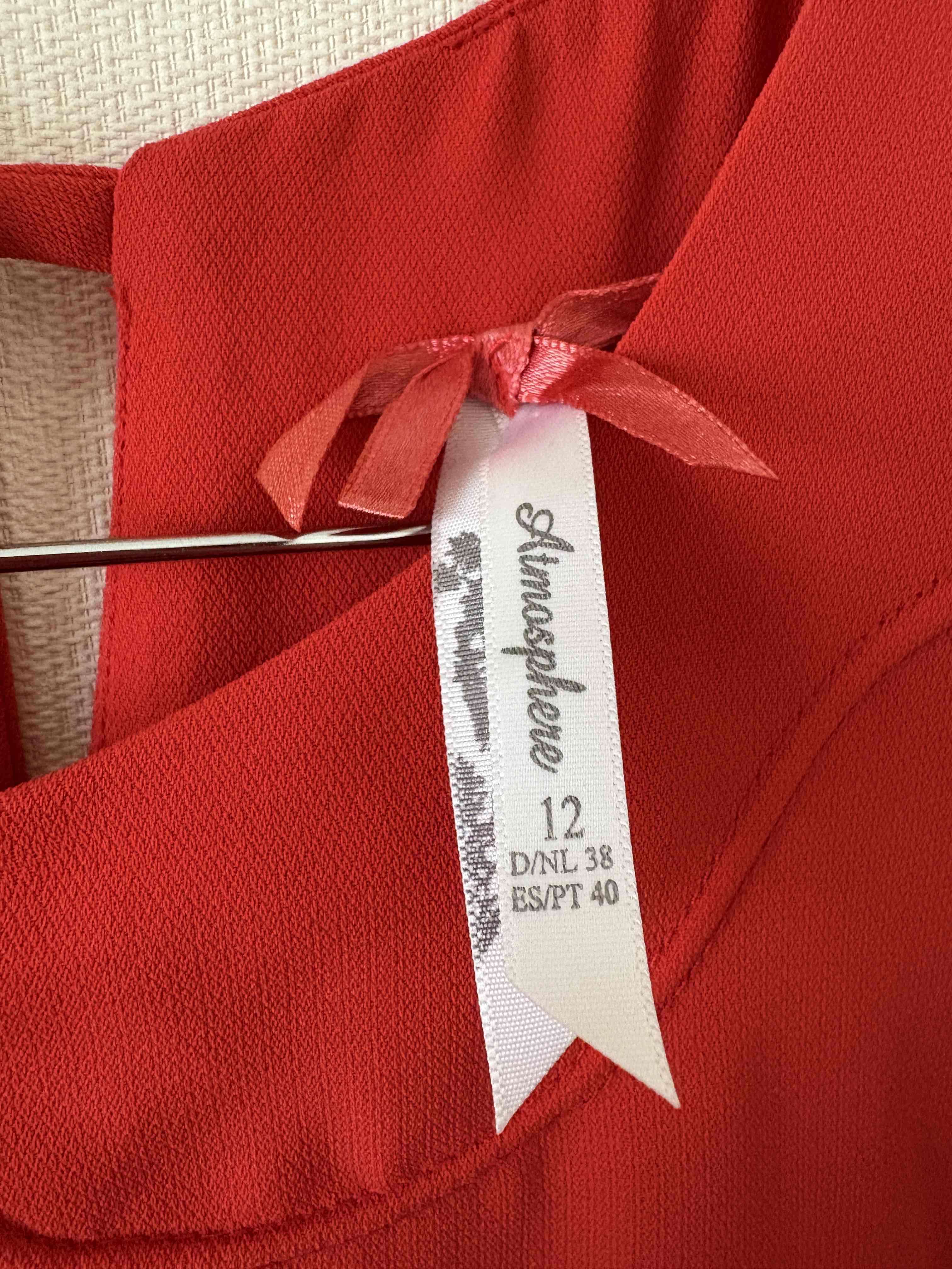 Vestido rojo sin mangas Talla 40 - miniatura 3