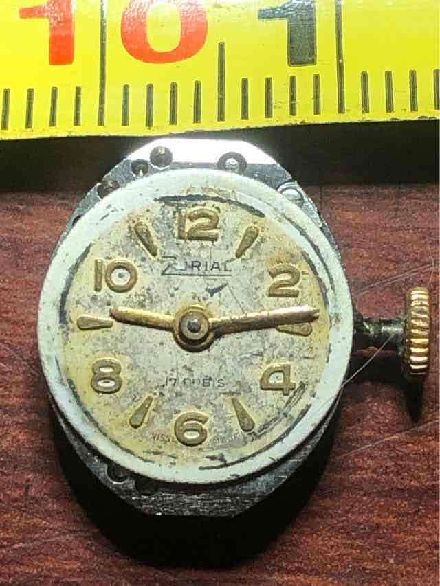 Reloj a cuerda “Zurial” suizo (chapado en oro) - miniatura 4