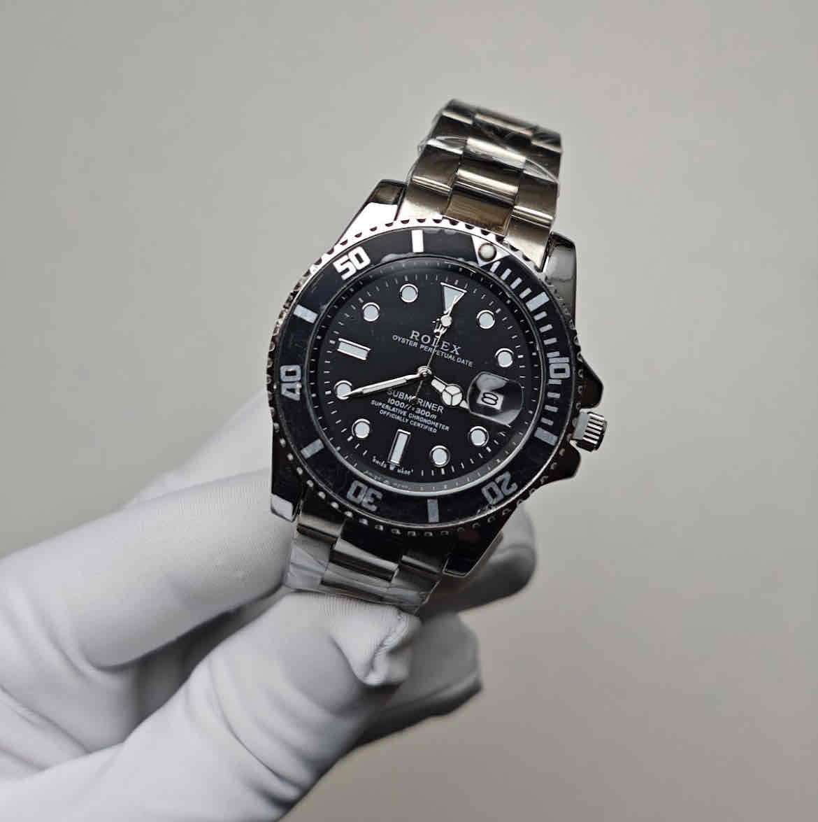 Reloj de pulsera de acero Submariner - miniatura 1
