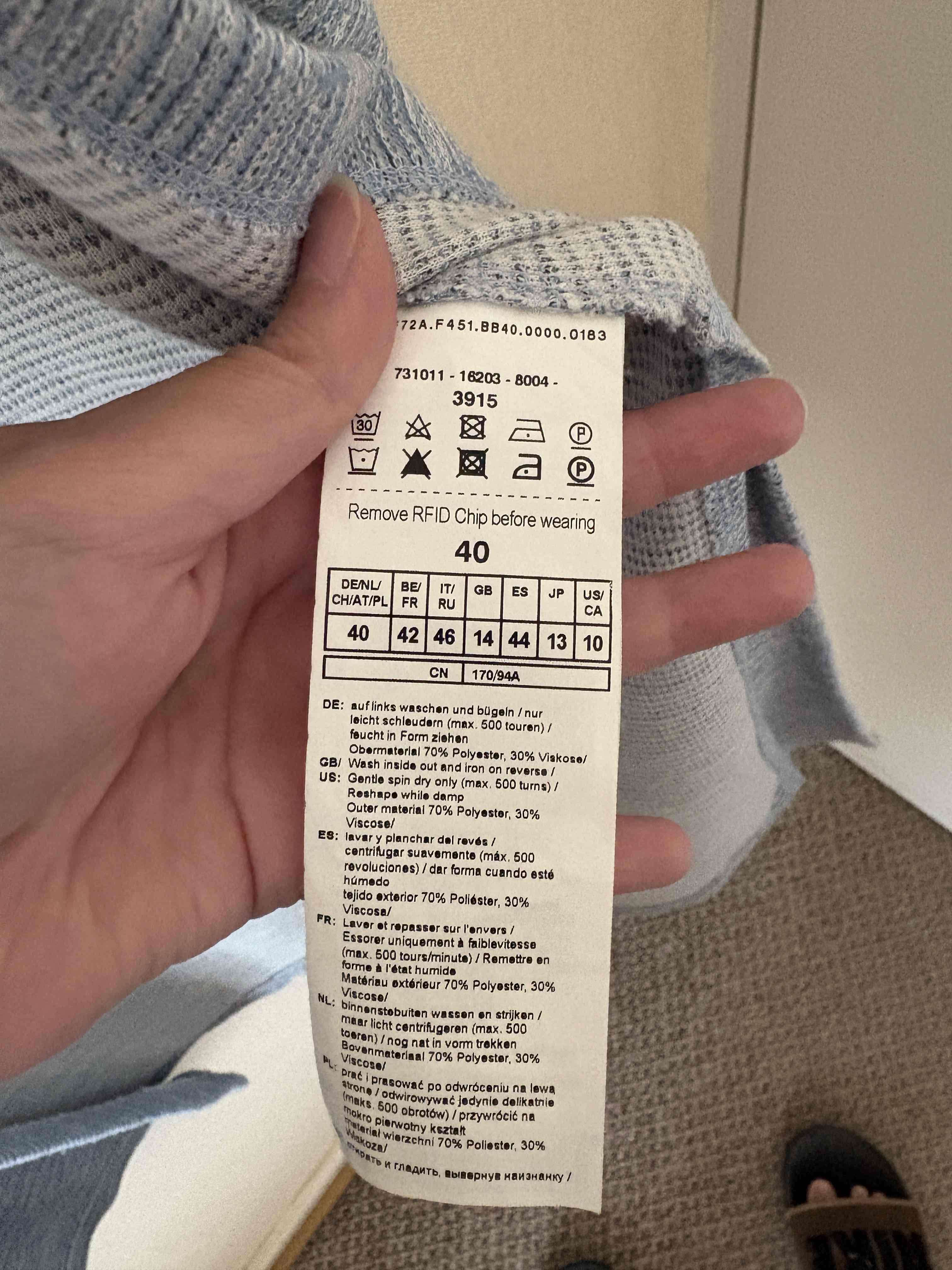 Cardigan abierto Talla 40 - miniatura 3