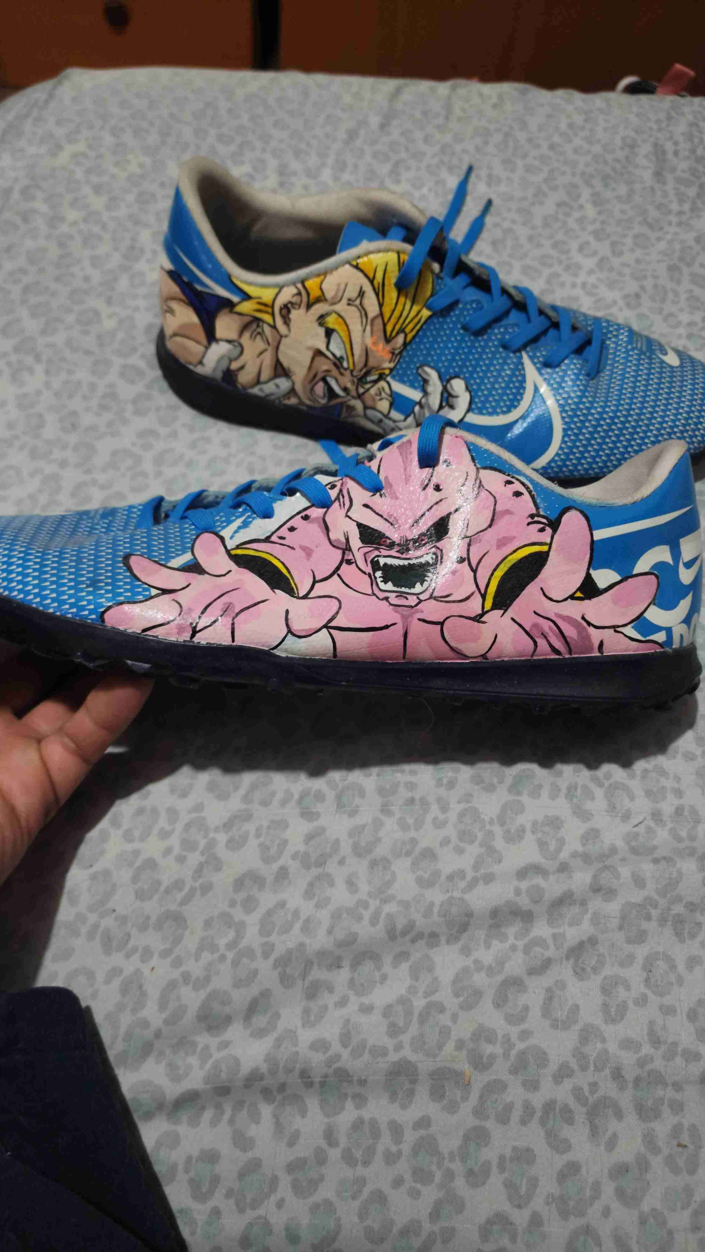 Zapatillas baby futbol pintadas a mano - miniatura 4