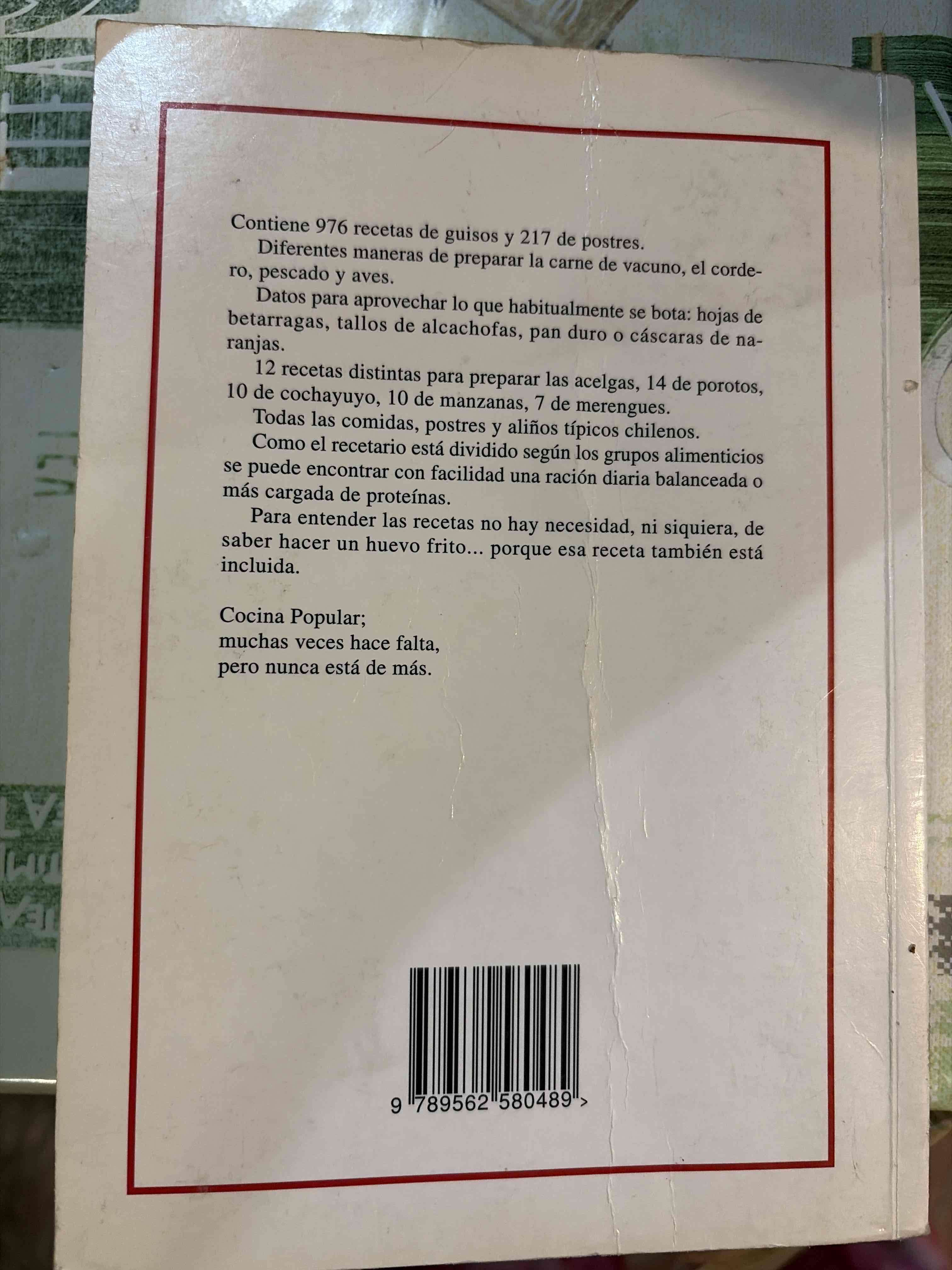 Libro Cocina Popular - Mariana Bravo Walker - miniatura 2