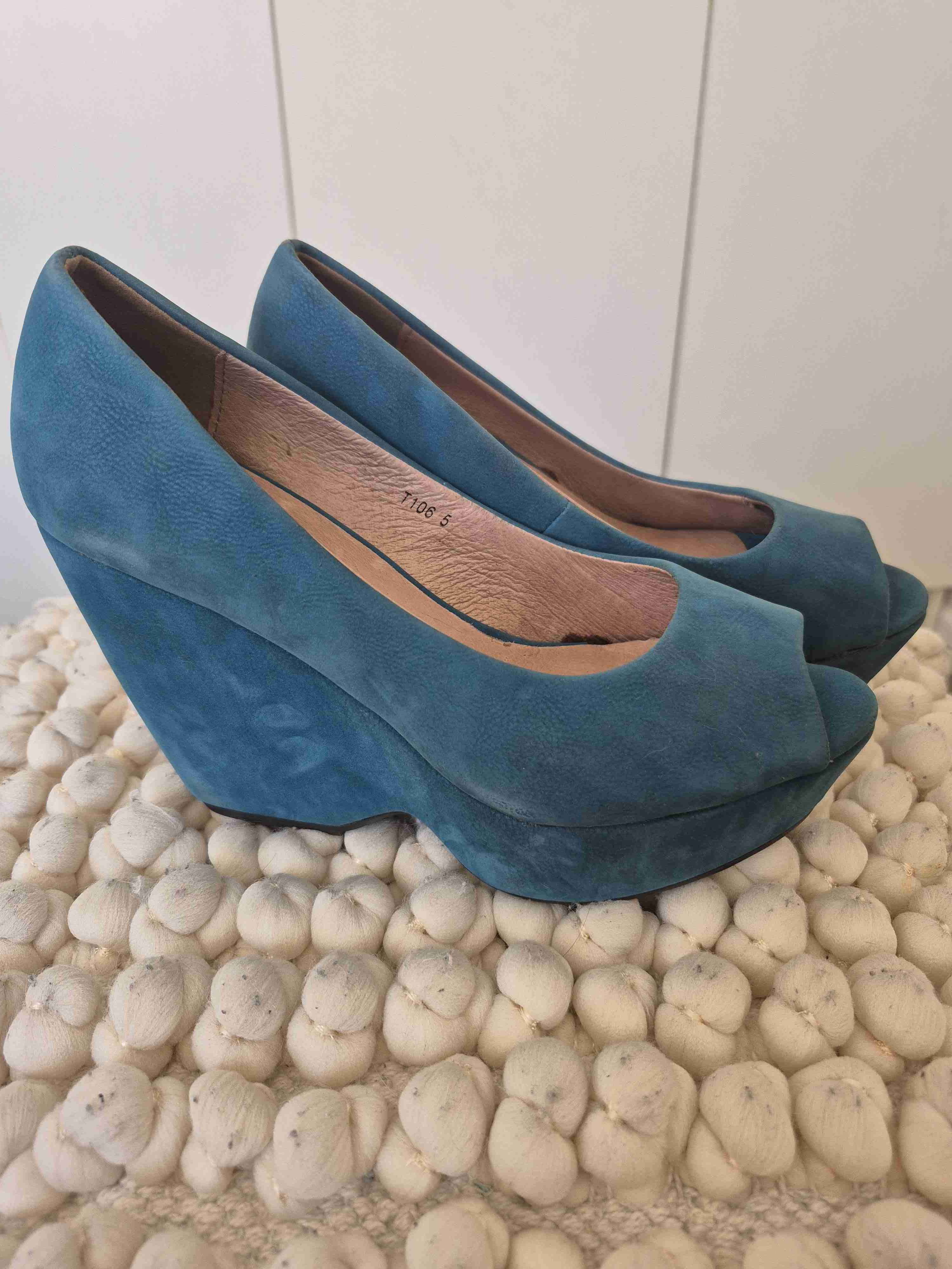 Tacones abiertos azules CIMORAN - miniatura 2