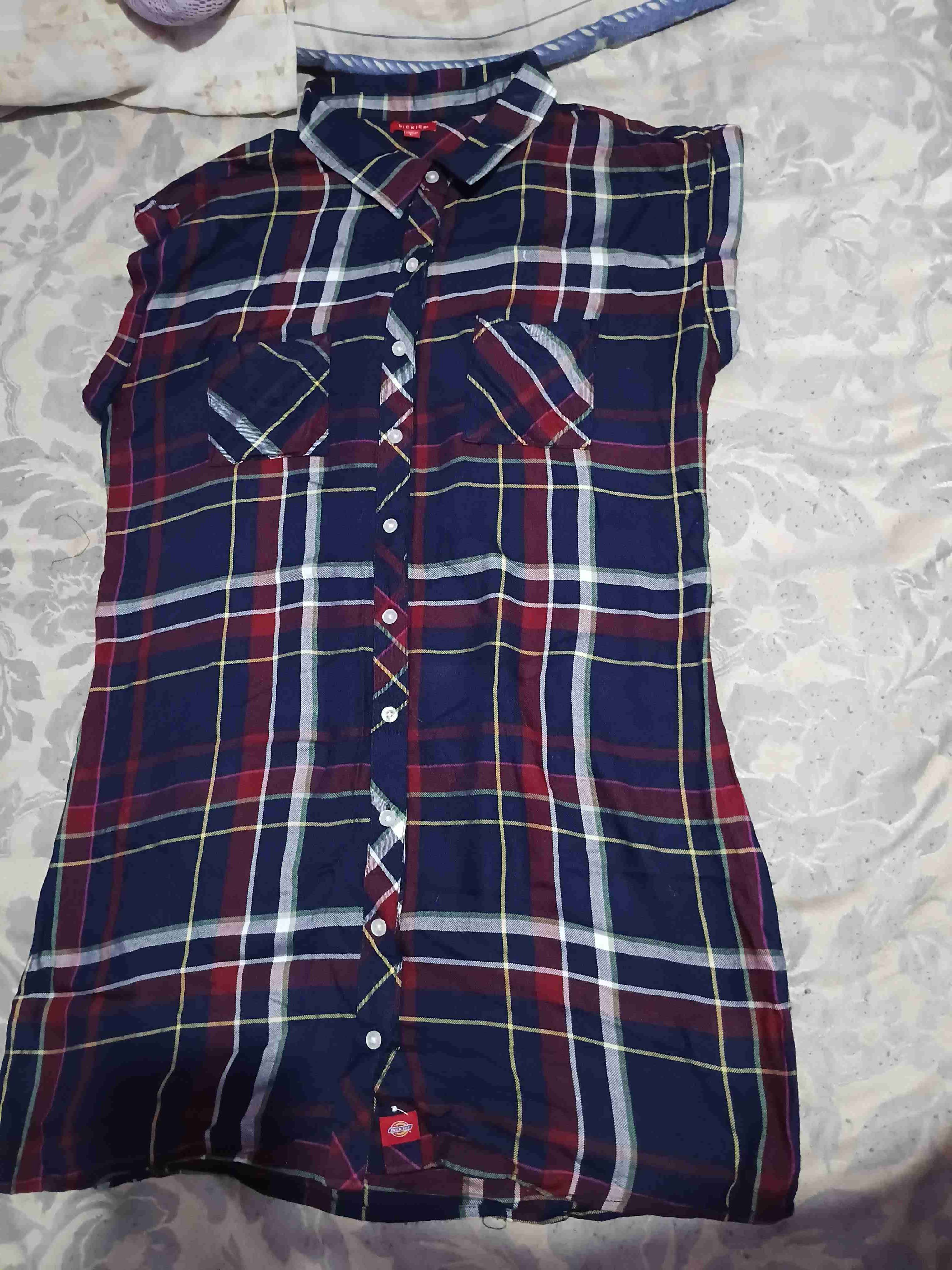 Camisa sin mangas a cuadros - miniatura 3