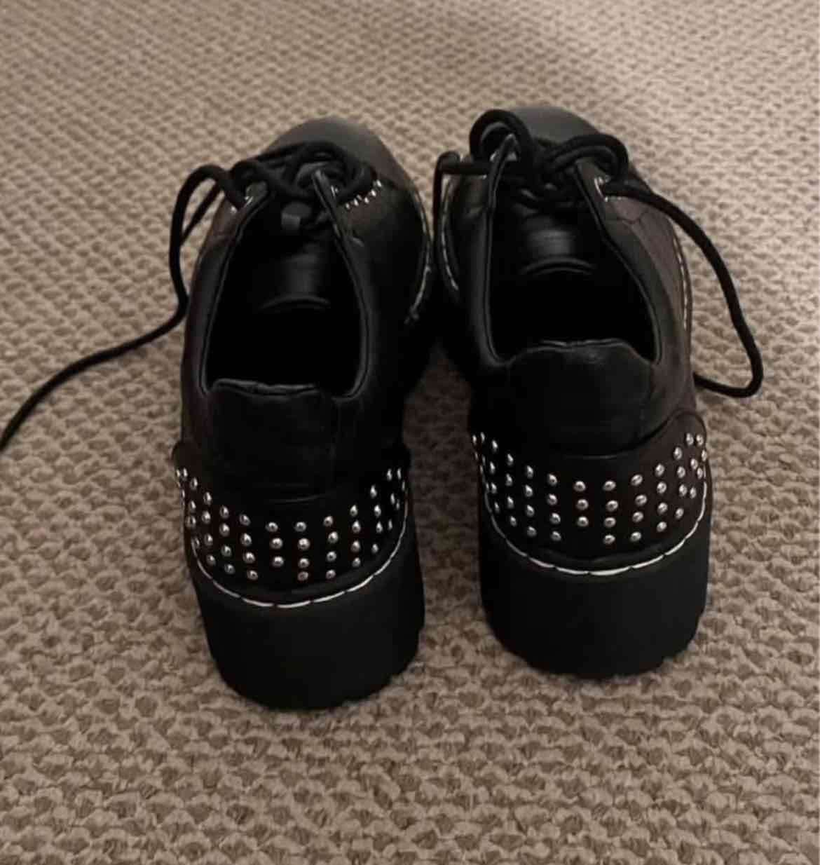 Zapatos negros de cuero alaniz - miniatura 3