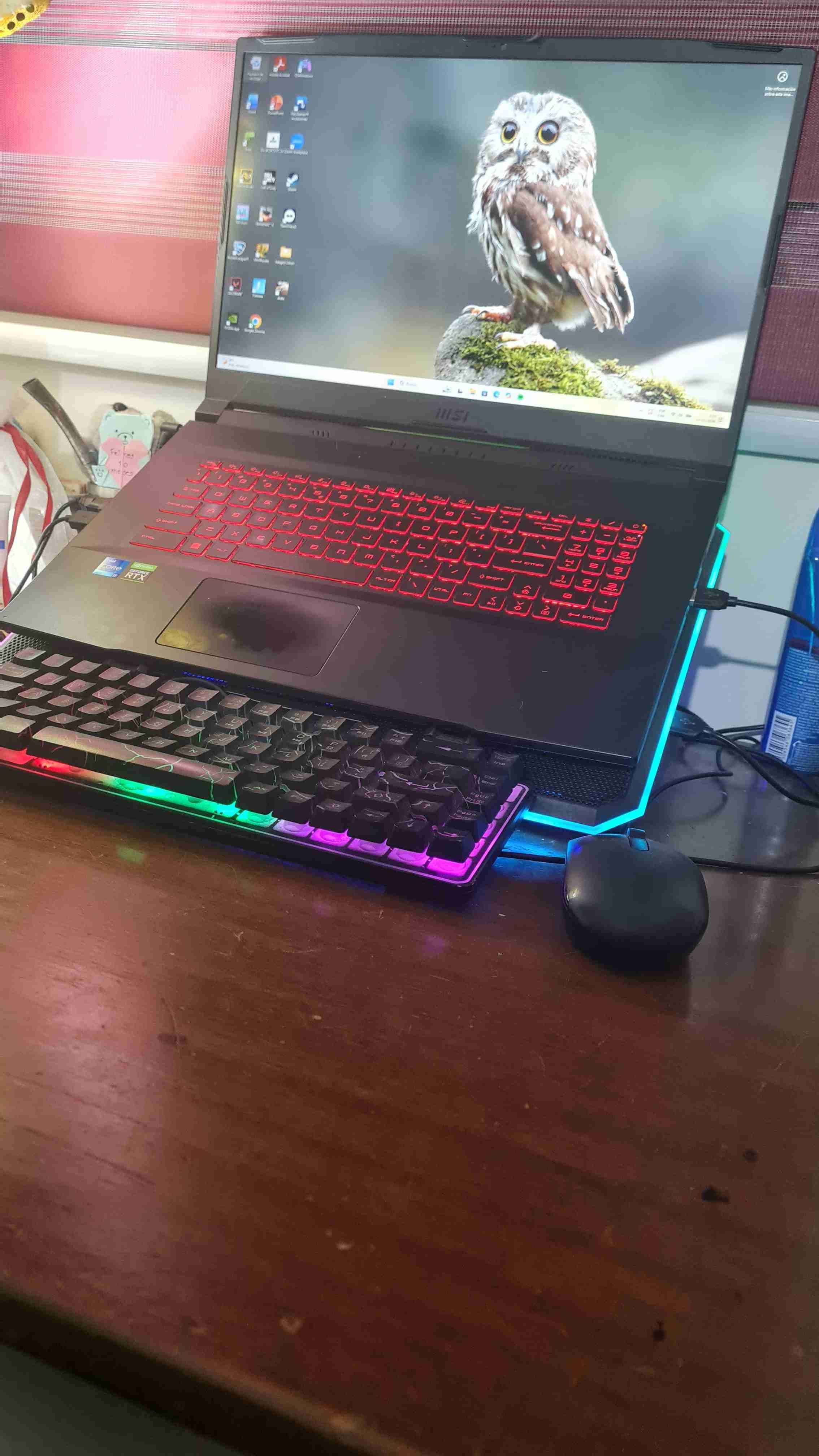 Laptop gamer con teclado RGB - miniatura 2