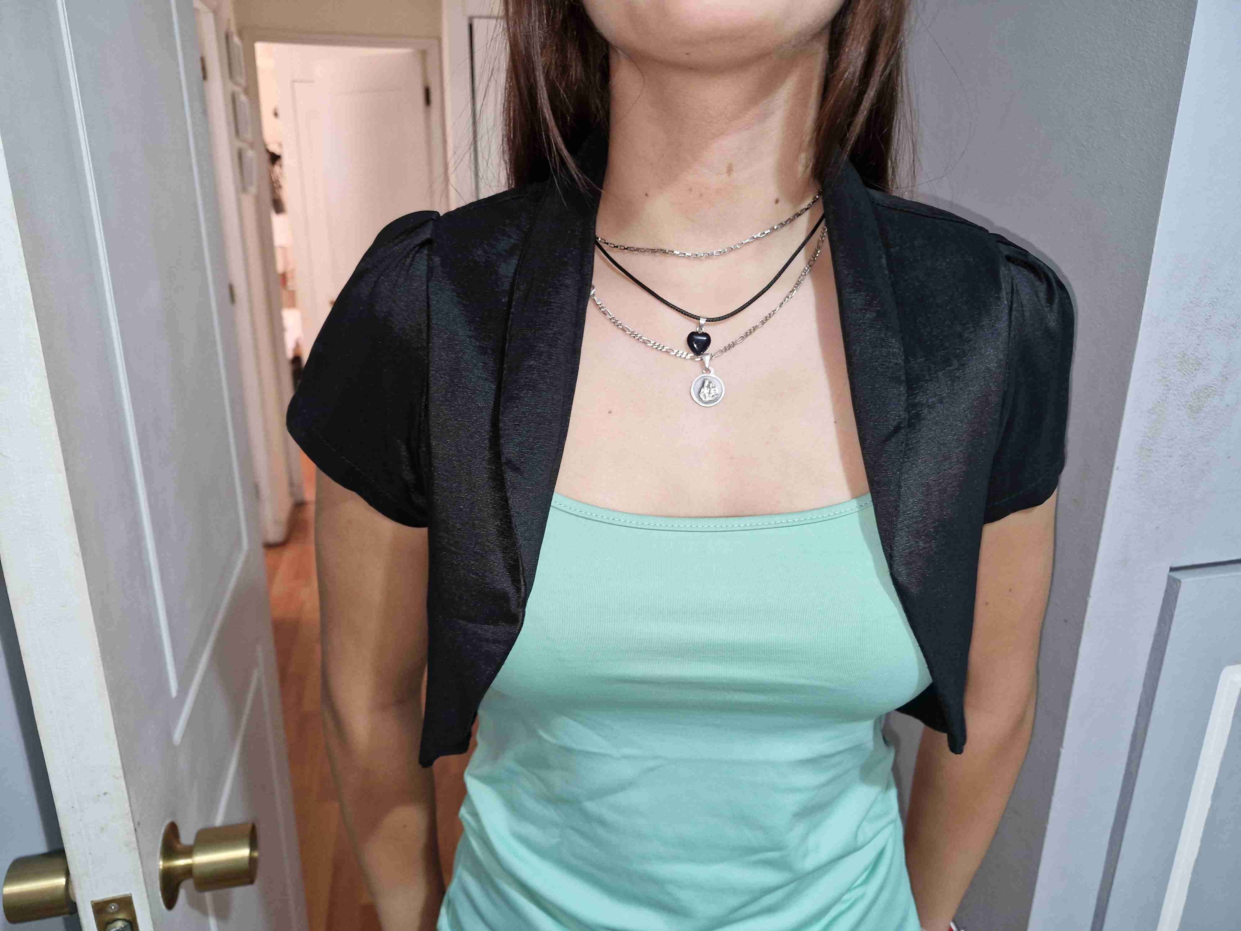 Chaquetilla negra corta talla S