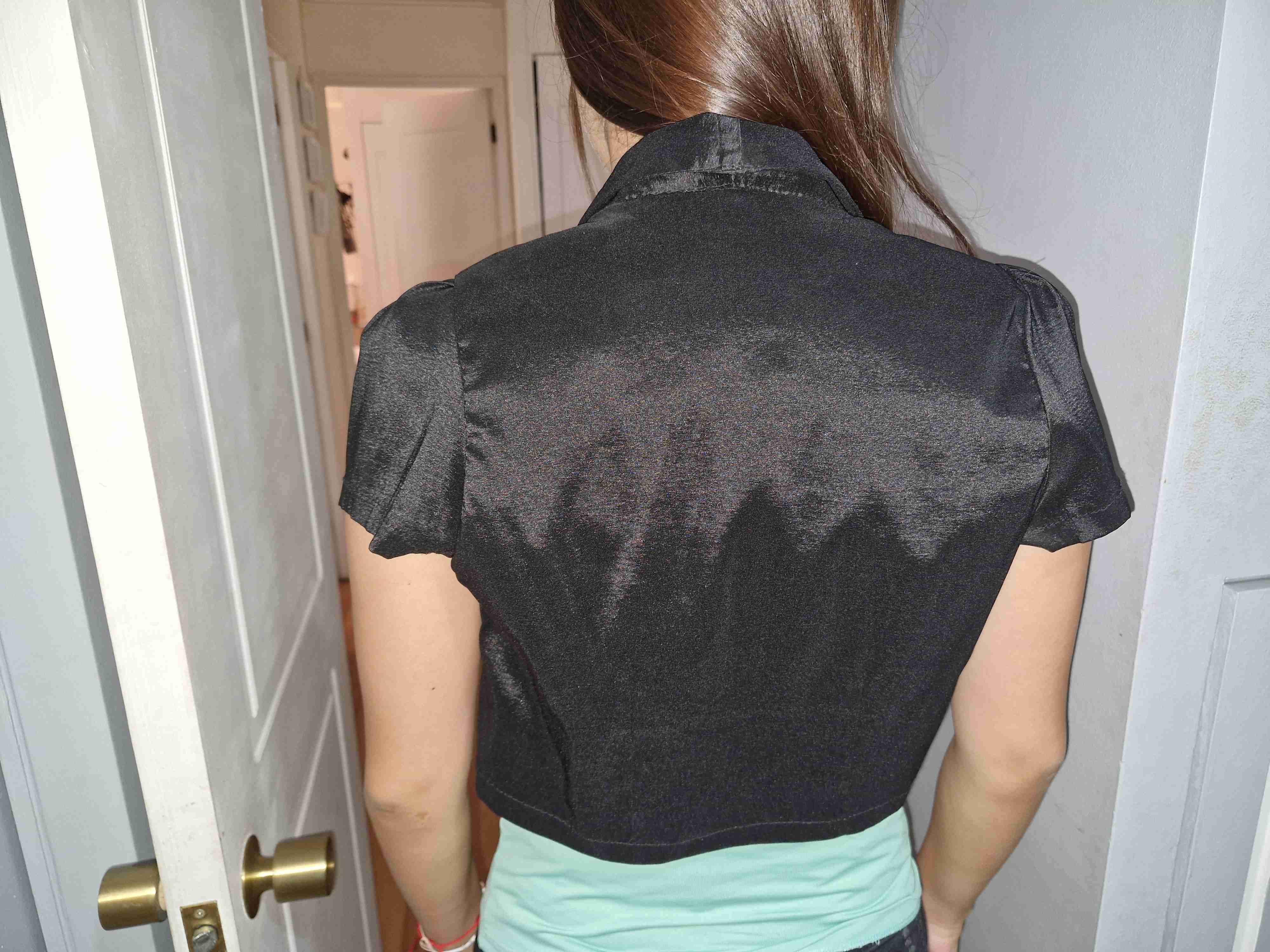 Chaquetilla negra corta talla S - miniatura 2