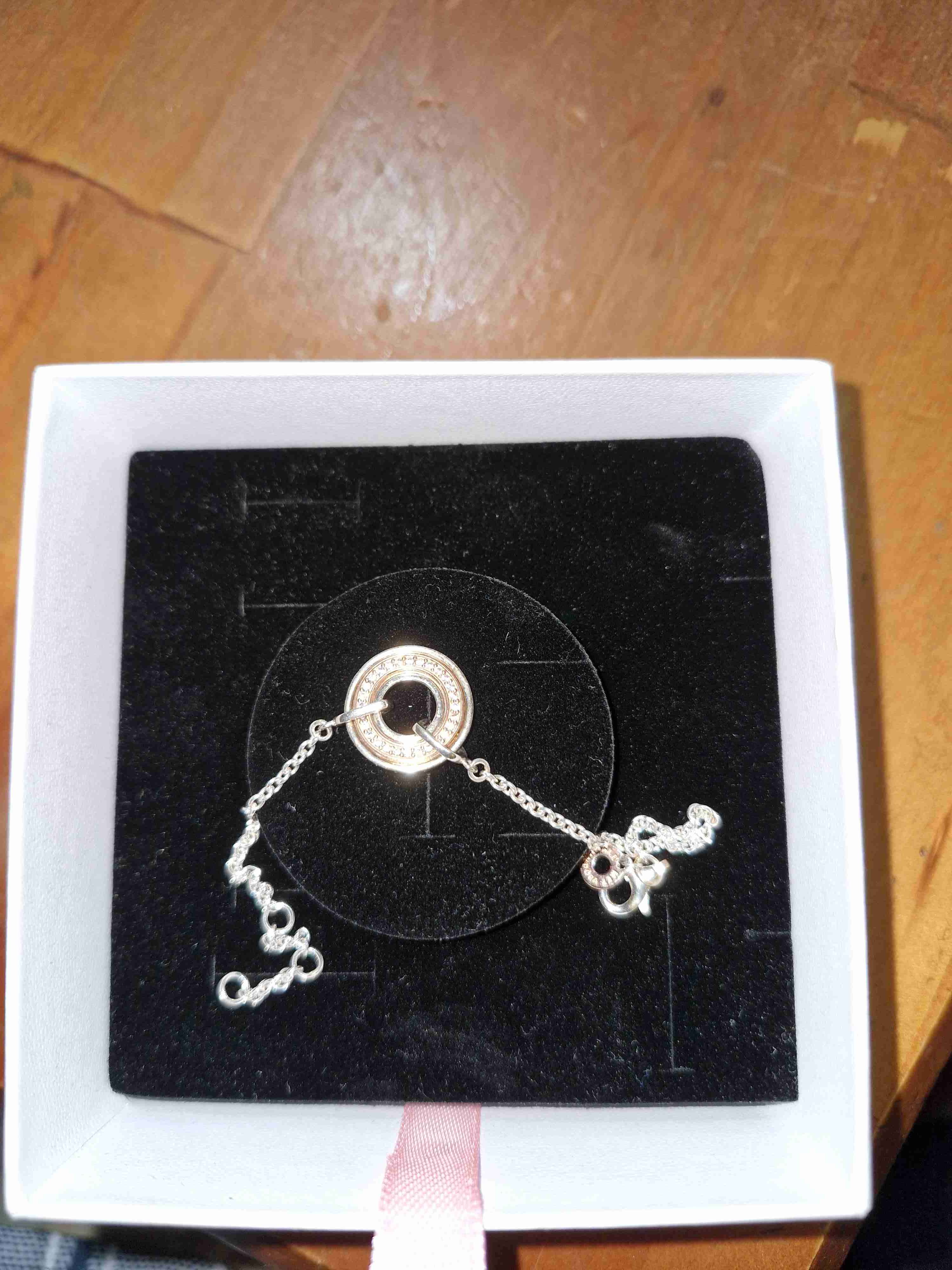 Pulsera de plata Pandora logo