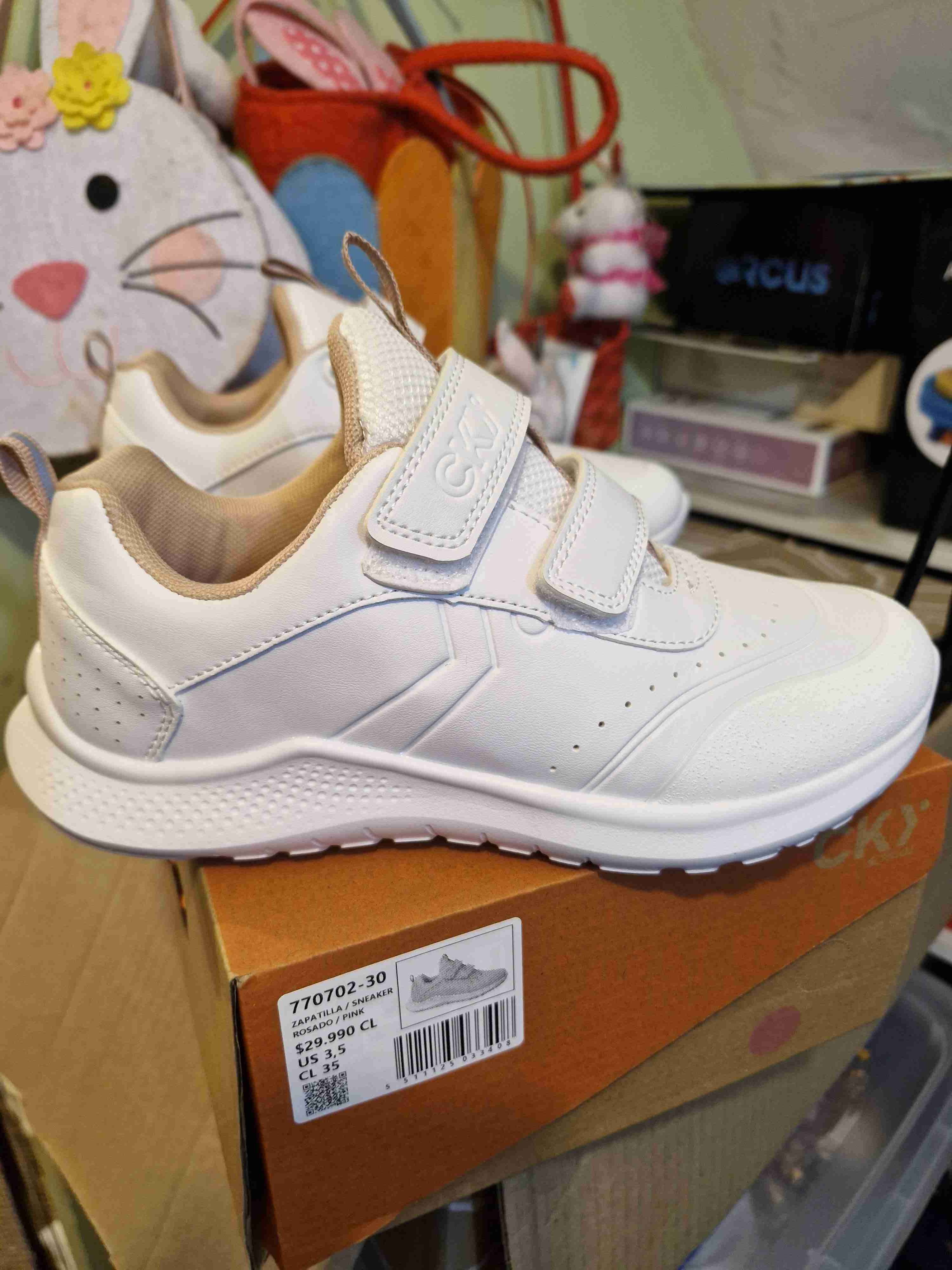Zapatillas Colloky blancas para niña