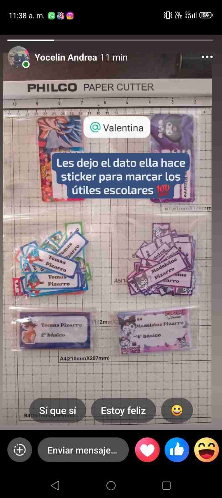 Etiquetas personalizadas para el colegio - miniatura 2