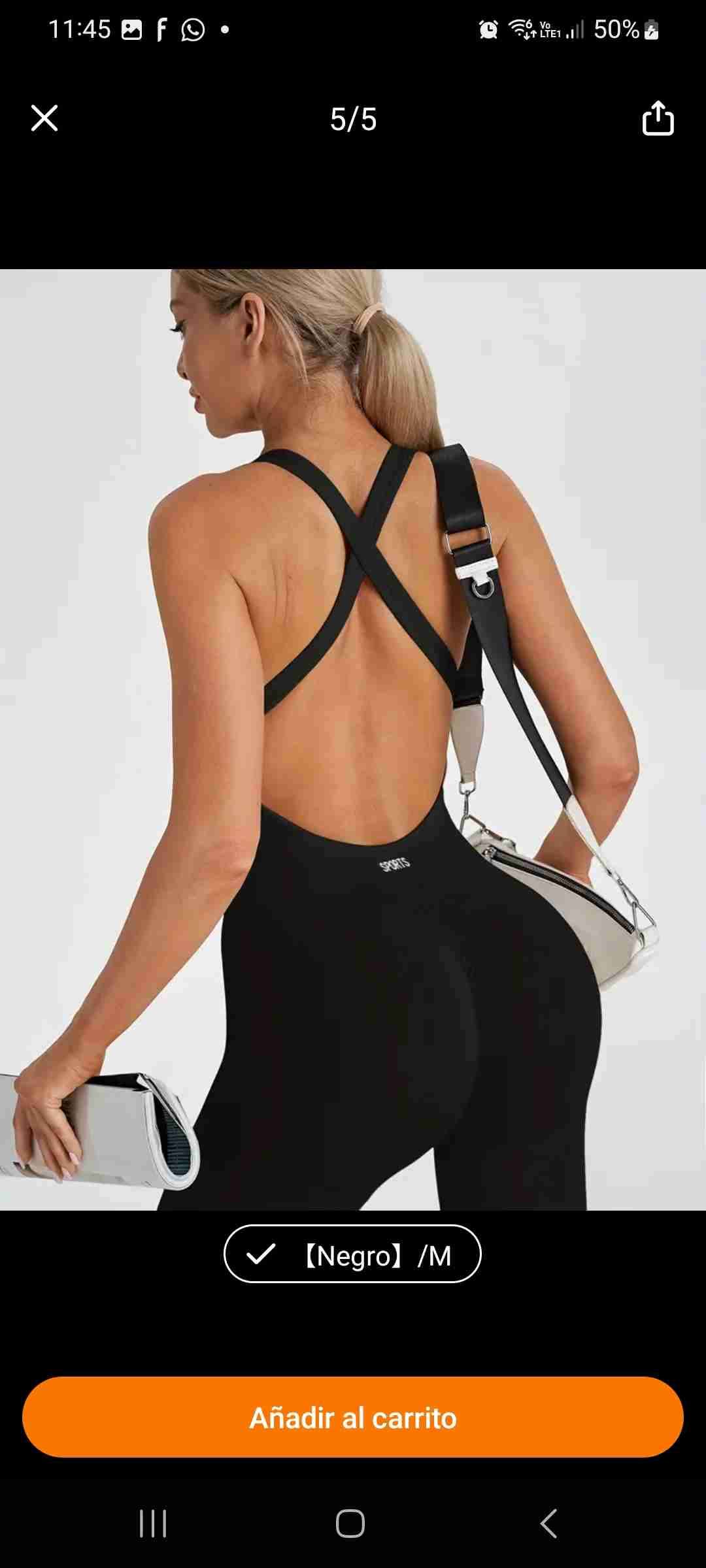 Enterito deportivo negro o casual